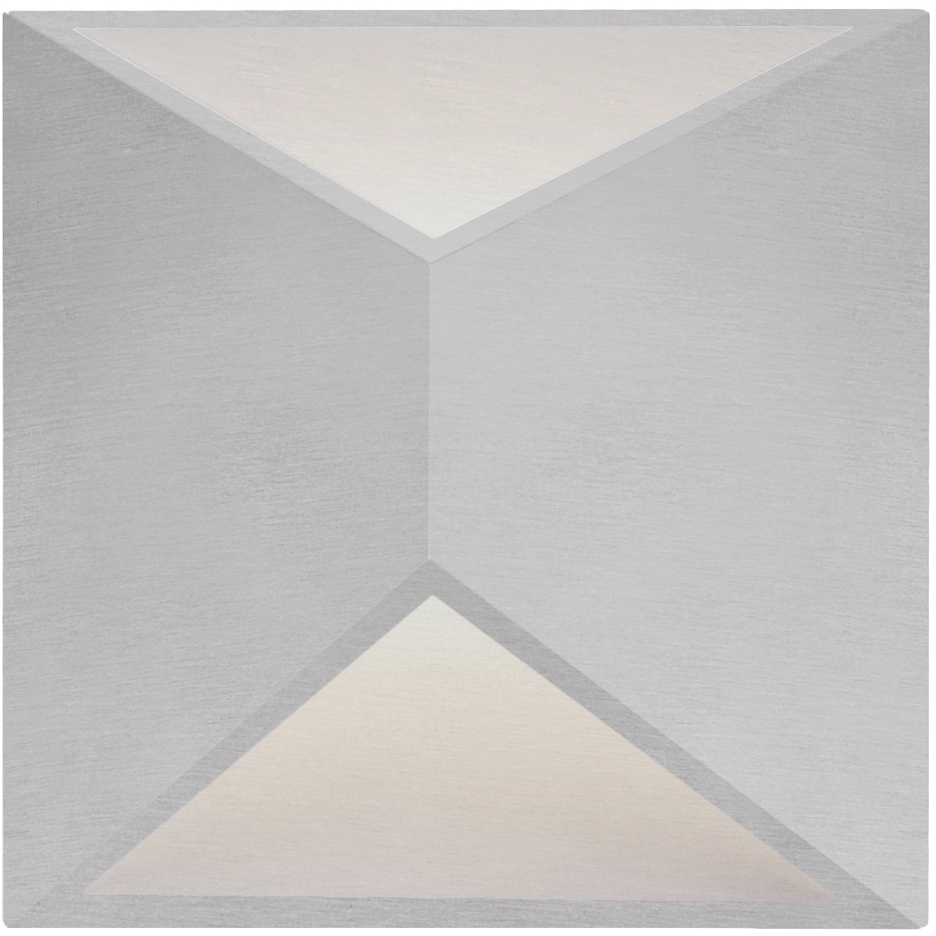 Indio LED 7 inch Brushed Nickel Exterior Wall Sconce