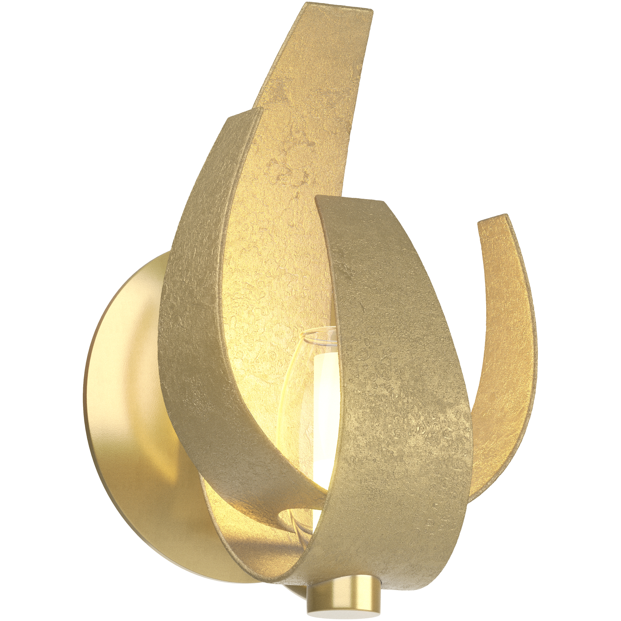 Hubbardton Forge Corona 1 Light 6.2 inch Modern Brass Sconce Wall Light 206501-1024 - Open Box