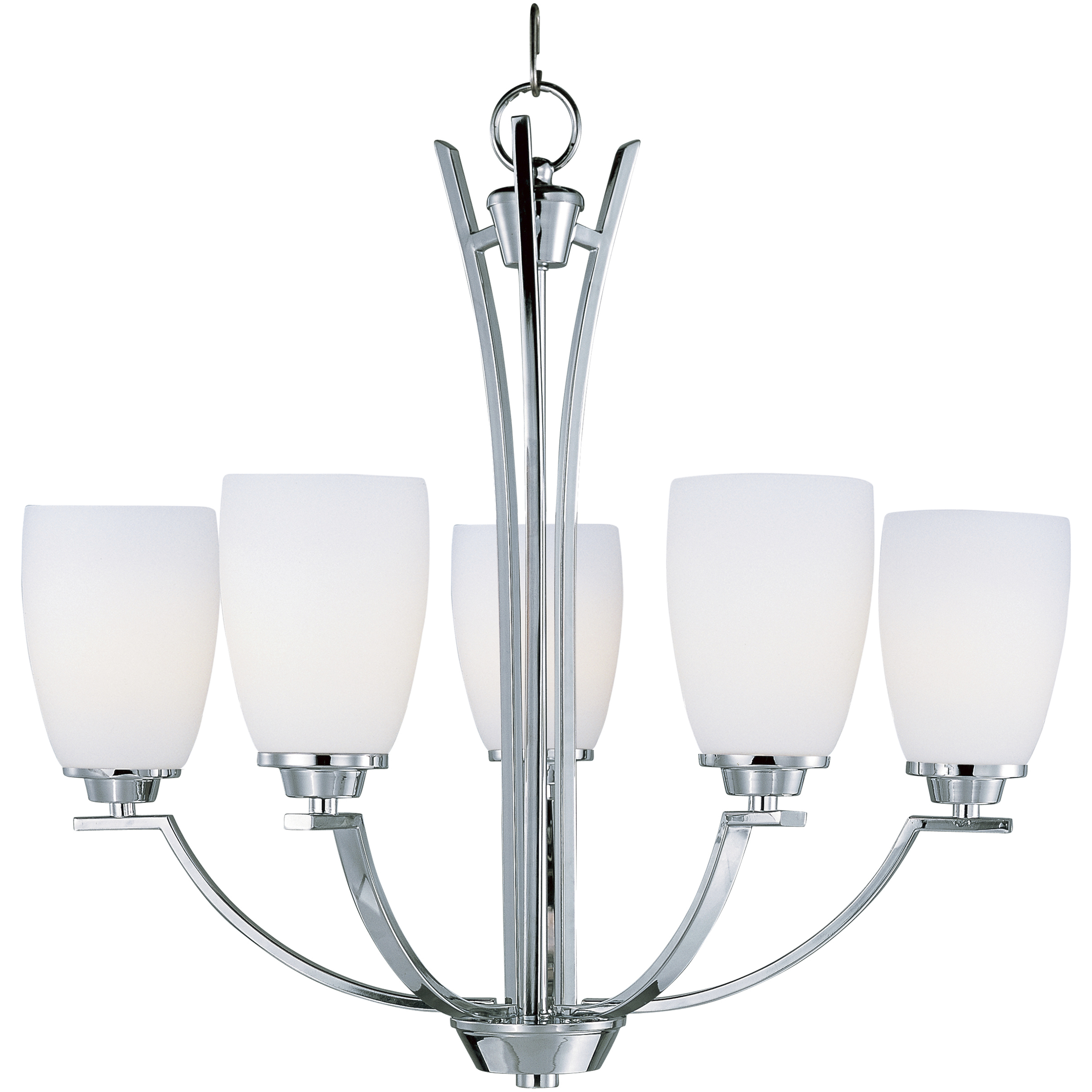 Rocco 5 Light 24 inch Polished Chrome Single-Tier Chandelier Ceiling Light
