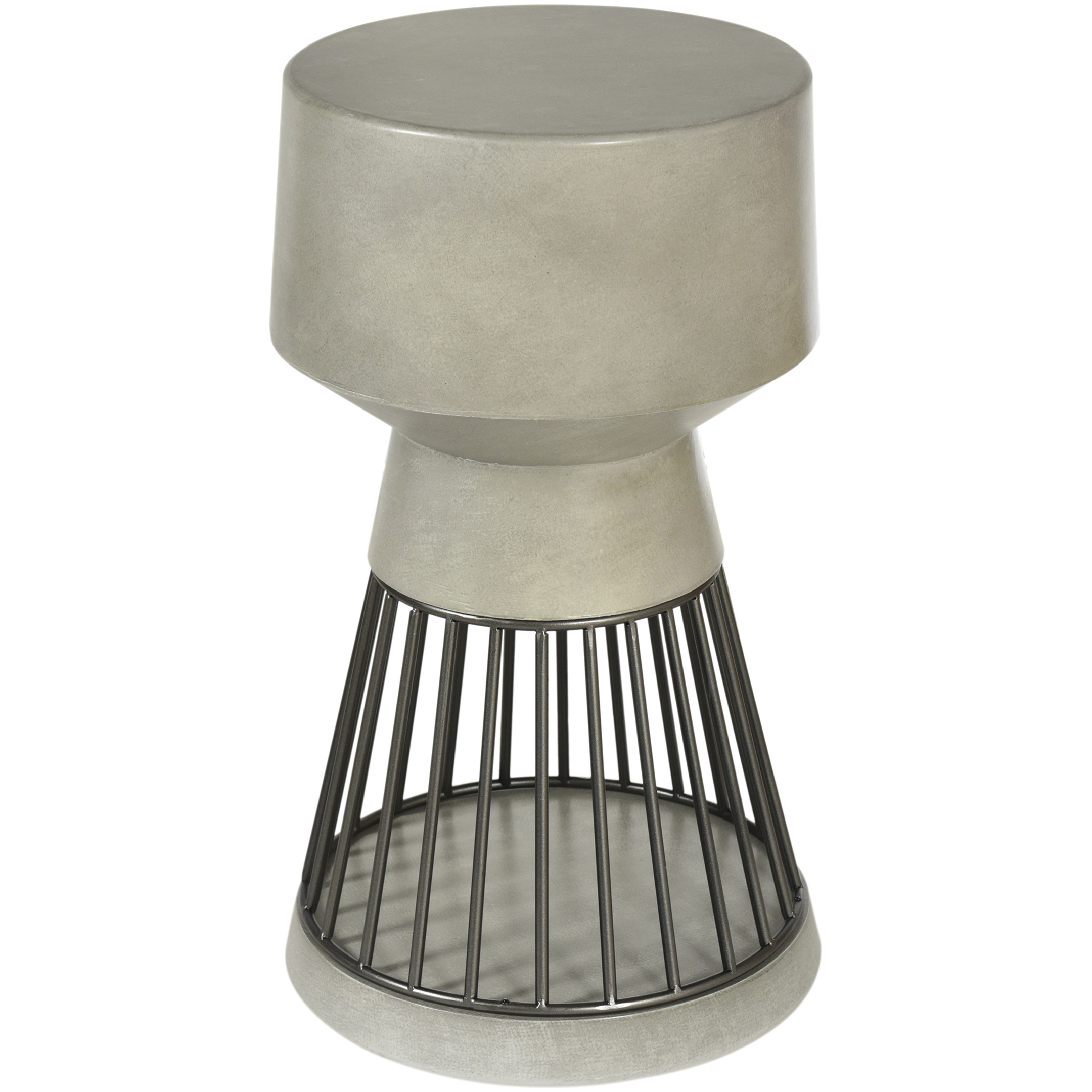 Conner 27 X 14 inch Cement Gray Side Table