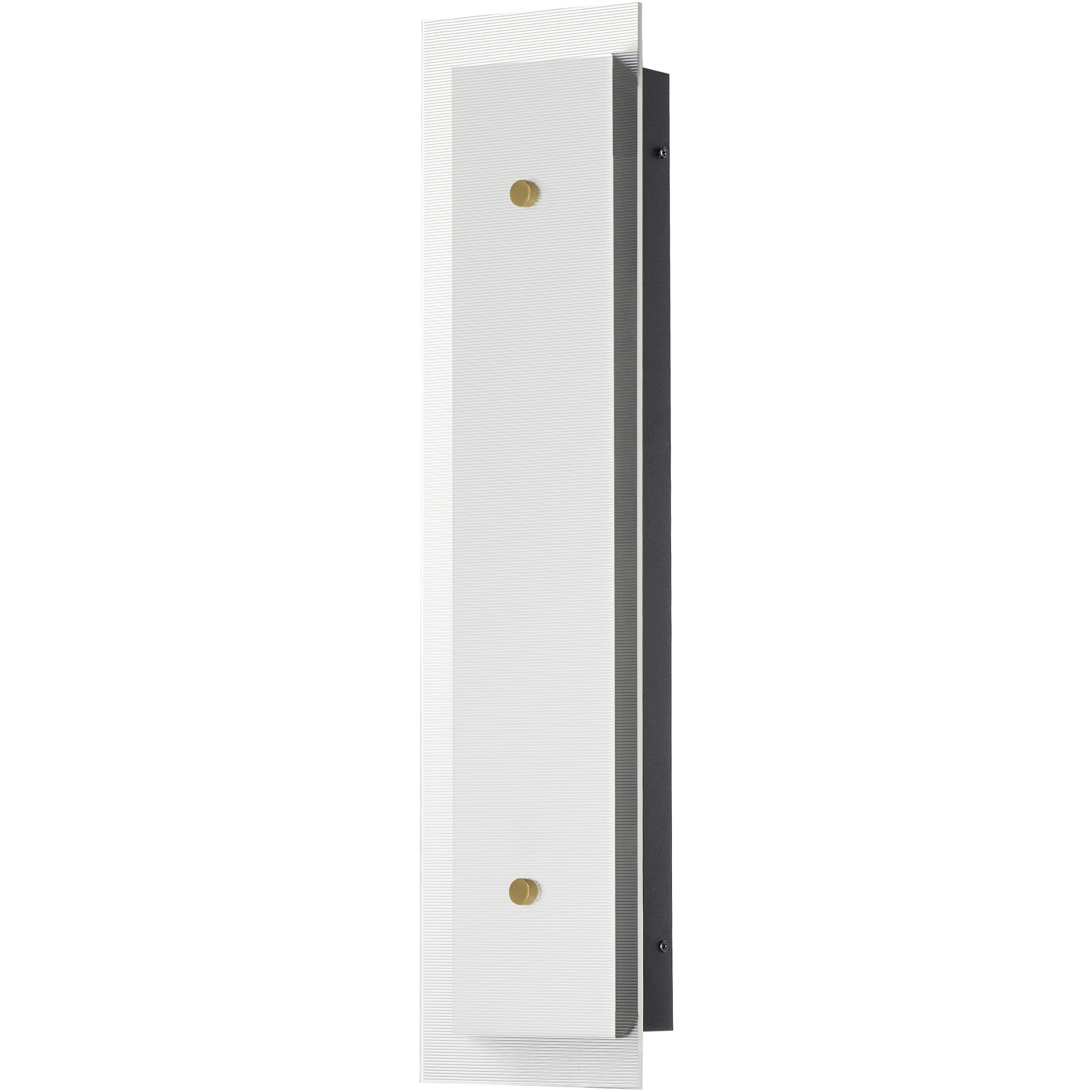 Spectre LED 6 inch Black and Natural Aged Brass ADA Wall Sconce Wall Light