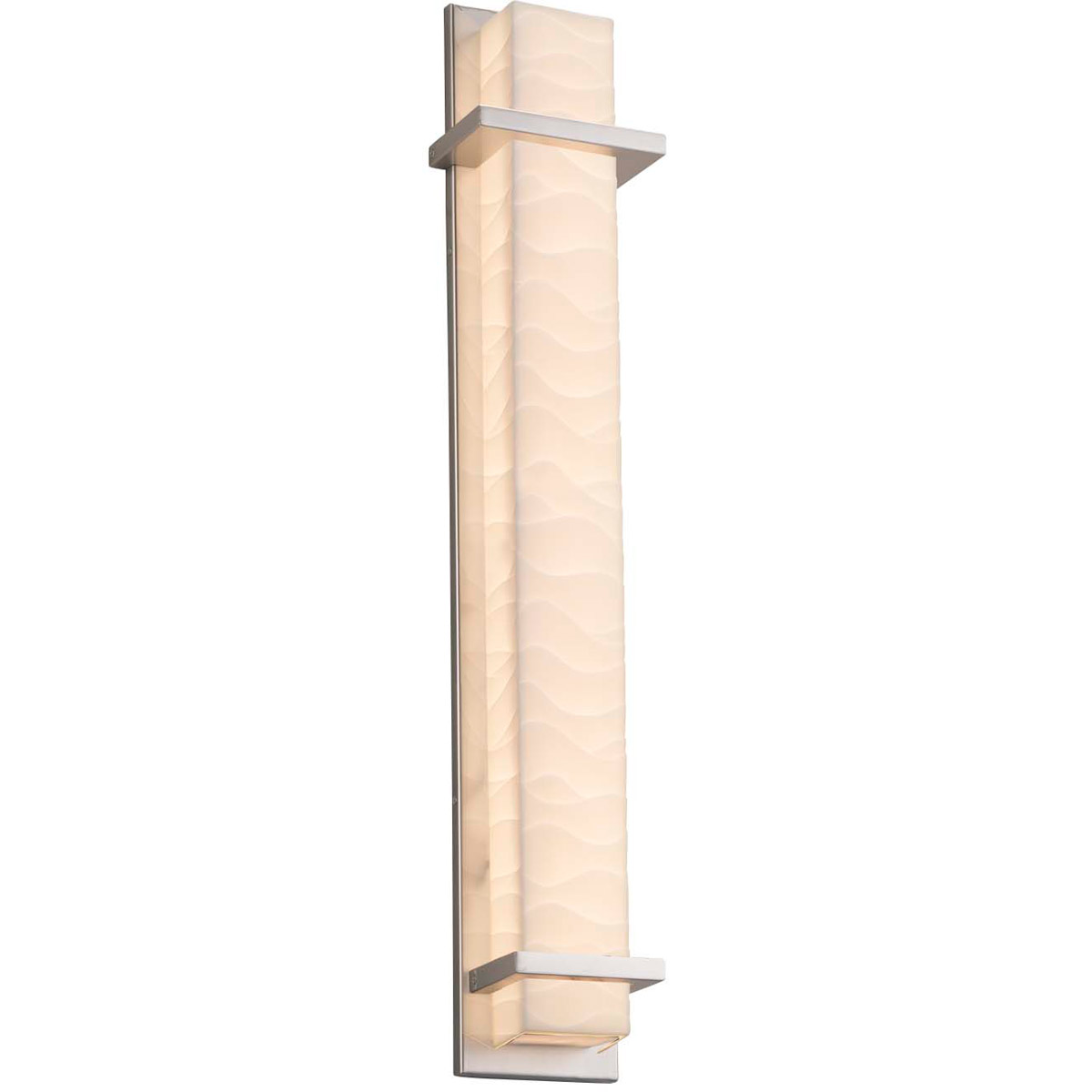 Porcelina Wall Sconce Wall Light in Brushed Nickel