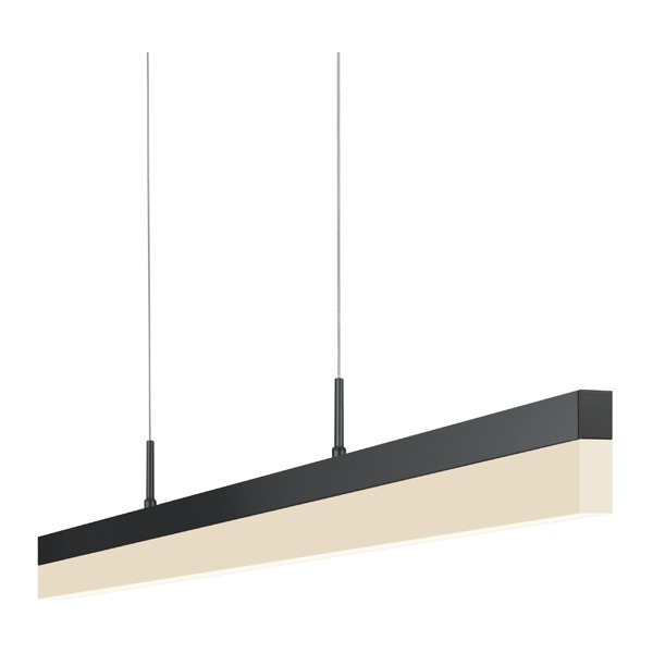 Stiletto LED 44.25 inch Satin Black Pendant Ceiling Light in Add 20 ft. Cord