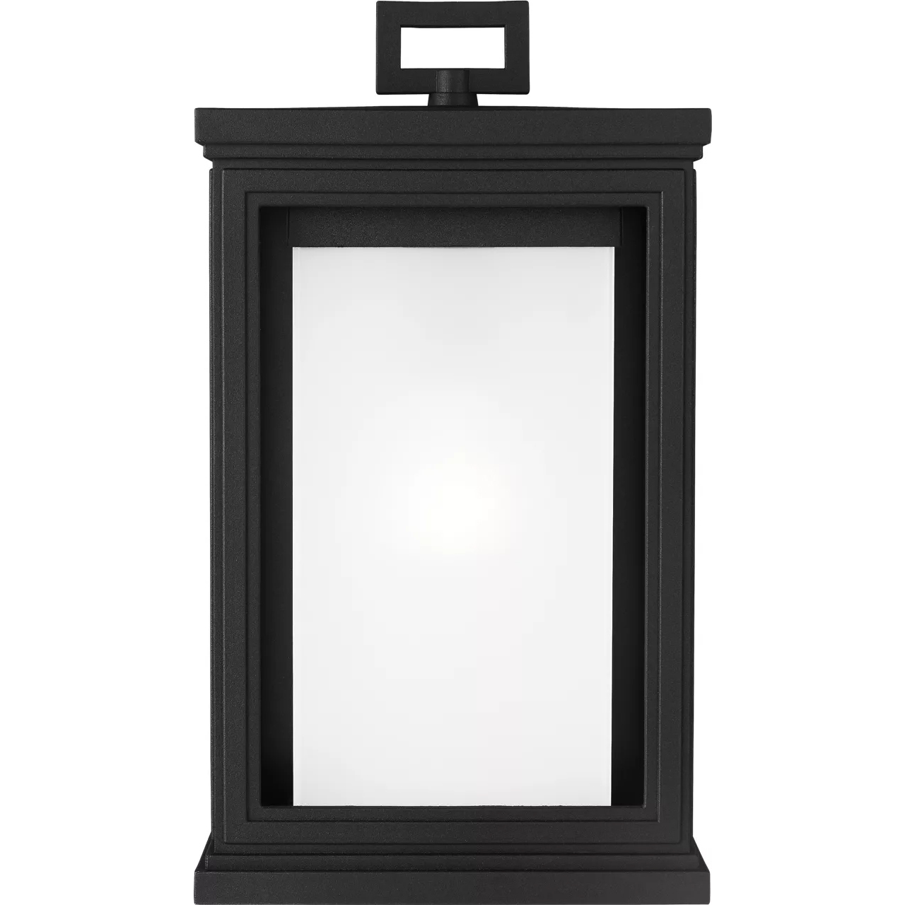 Roscoe 1 Light 13.5 inch Textured Black Outdoor Wall Lantern, Medium