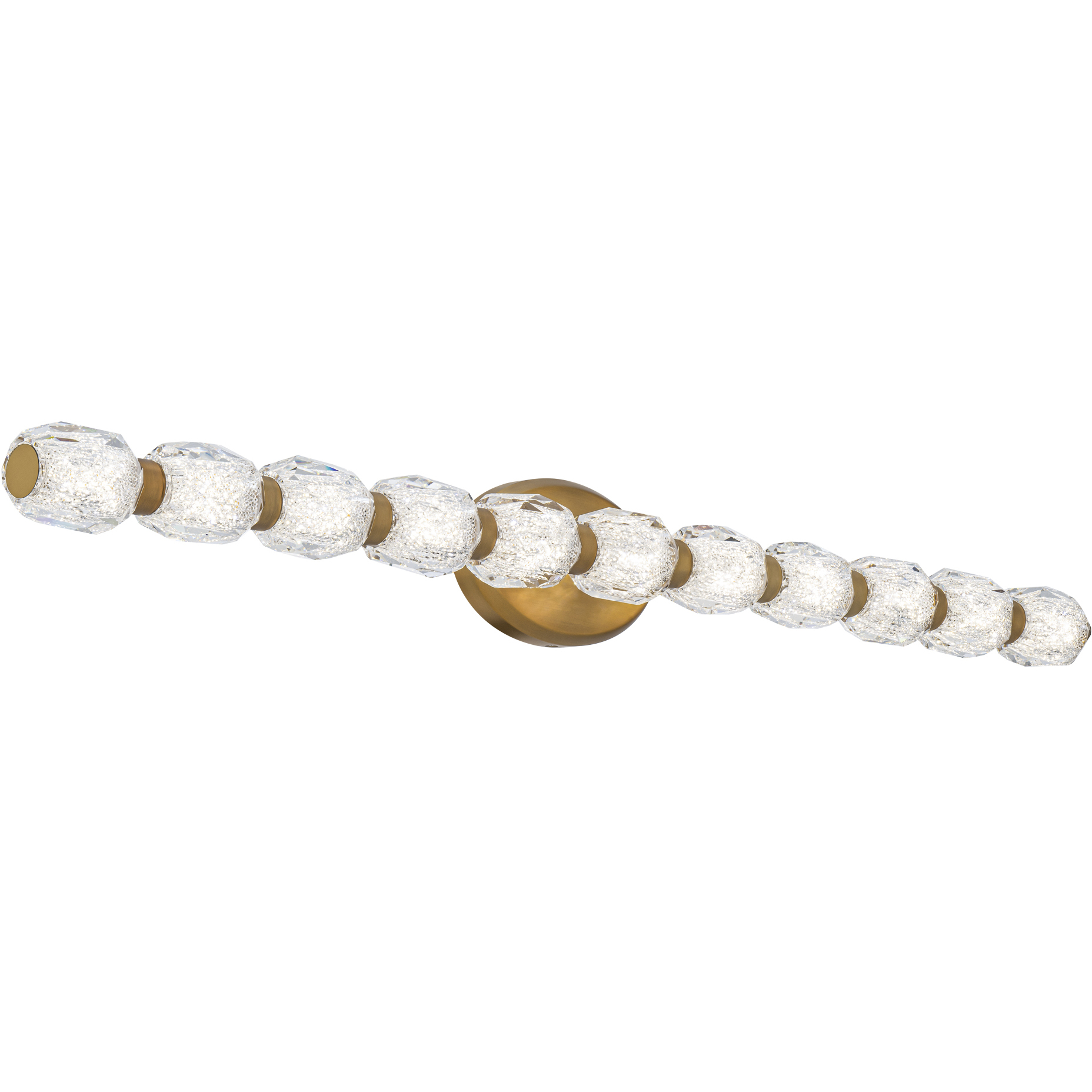 Forever Seduction LED 32 inch Aged Brass Bath Vanity & Wall Light