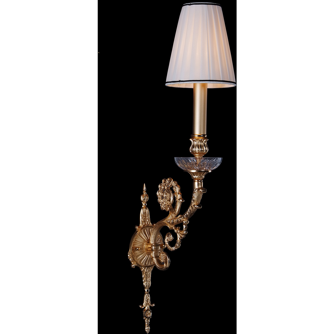 Mariner Luxury LED 5.91 inch Antique Gold Plated Wall Sconce Wall Light