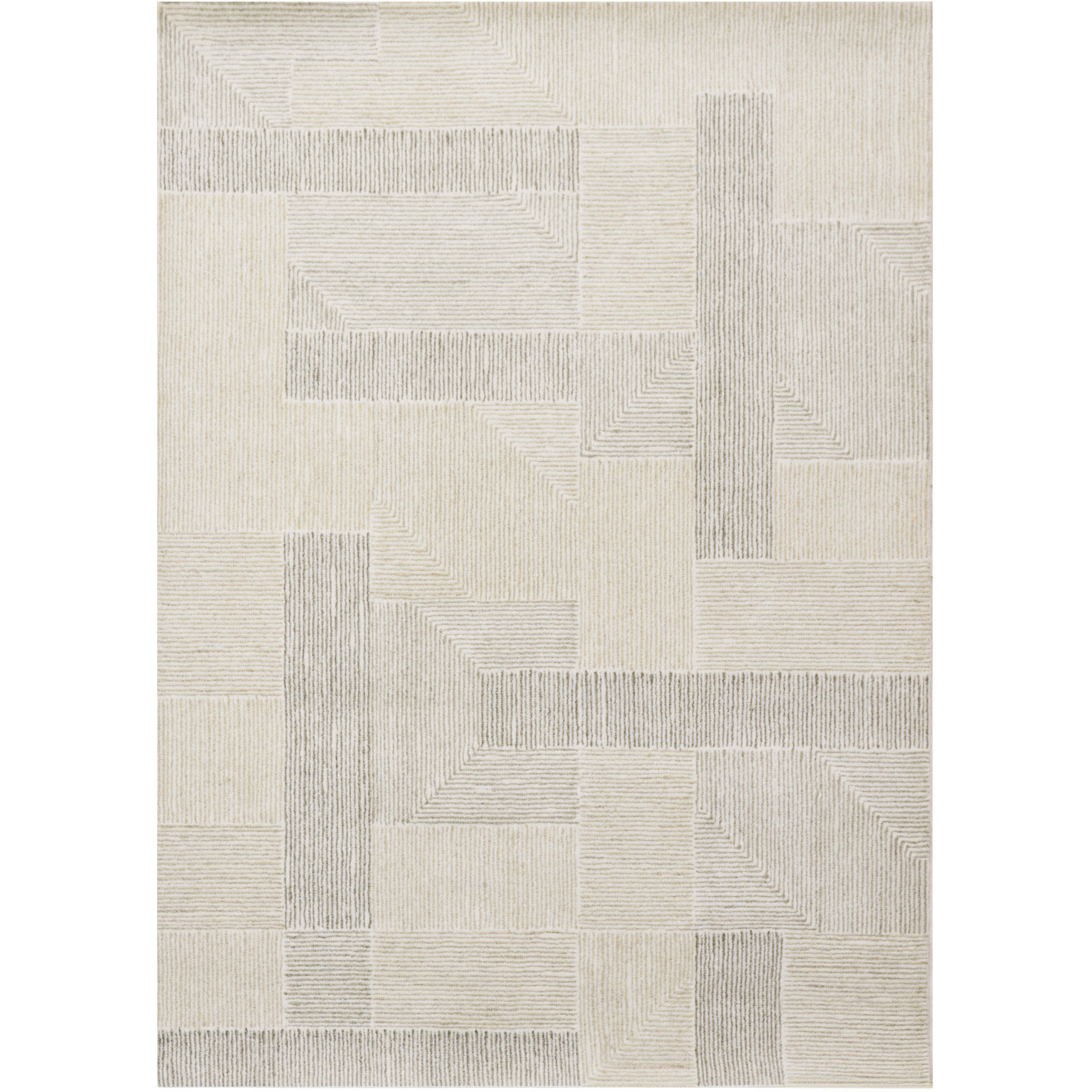 Sachin 114 X 79 inch Neutral Rug in 6 x 9