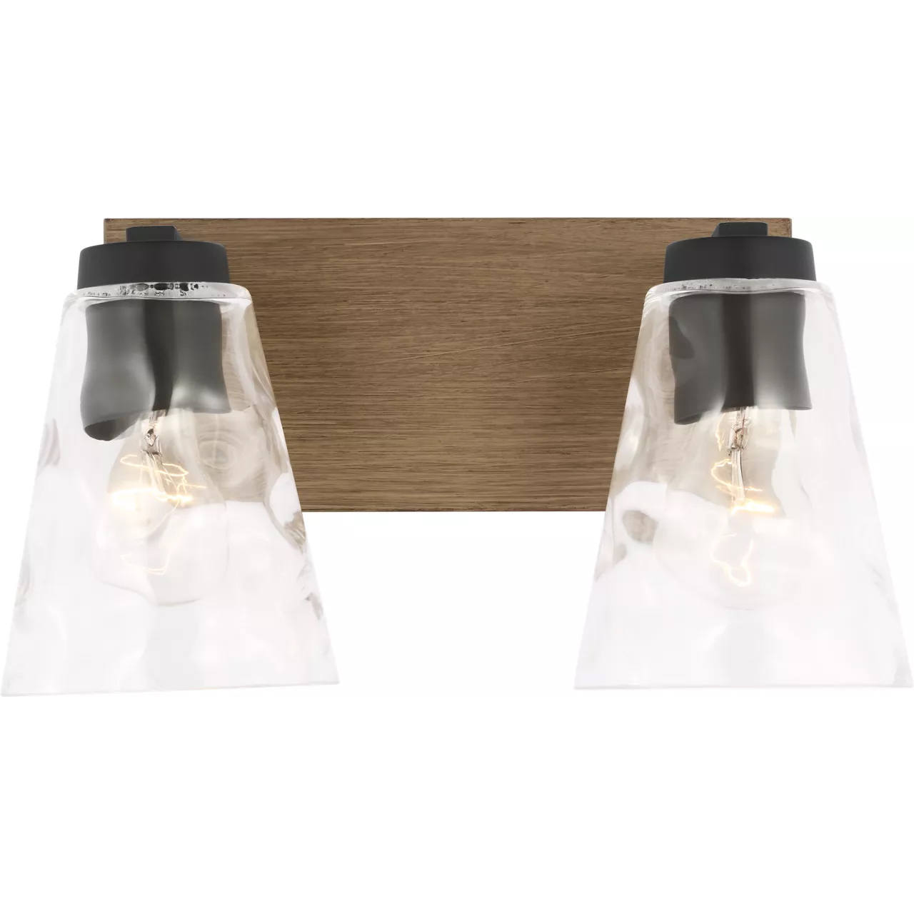 Dunton 2 Light 13.63 inch Midnight Black Vanity Light Wall Light, Medium