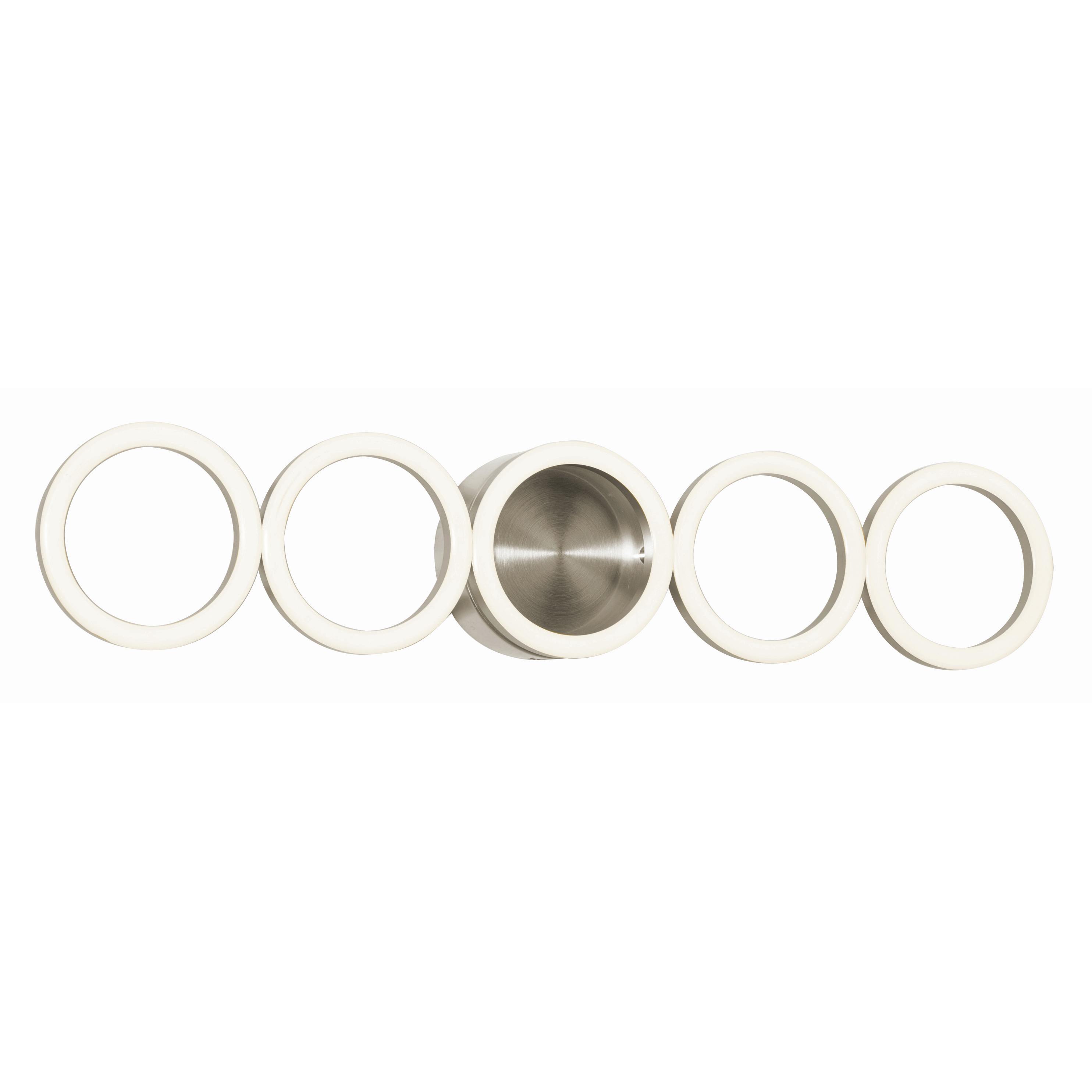 Glo LED 24 inch Satin Nickel Bath Vanity Wall Light
