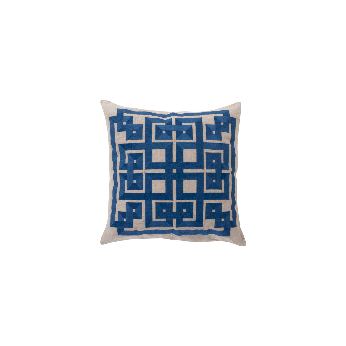 Gramercy 20 X 20 inch Navy and Light Gray Throw Pillow