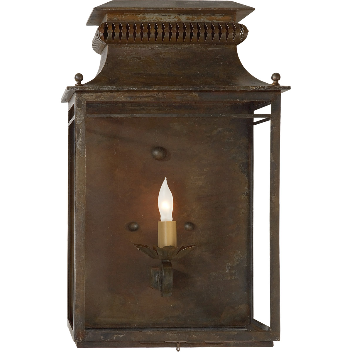 Suzanne Kasler Flea Market 1 Light 11.5 inch Antique Zinc Indoor Wall Lantern Wall Light