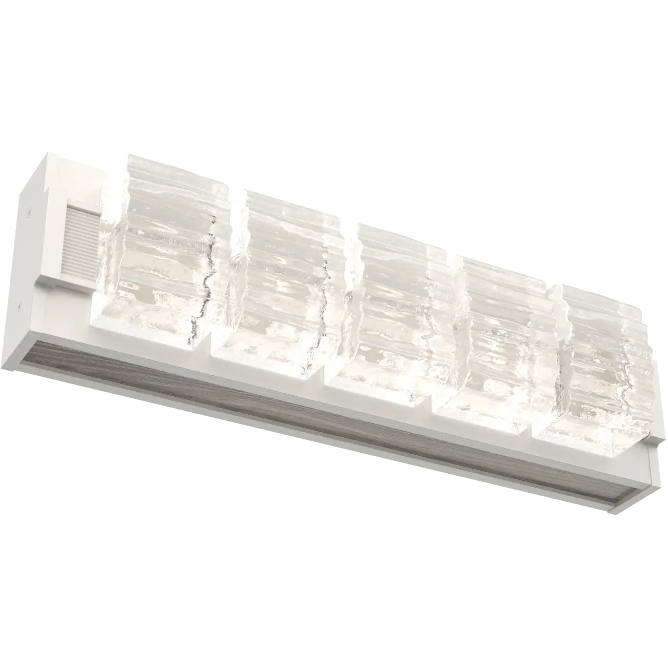 Tessera LED 18.5 inch Salt White with Ash Vanity Light Wall Light