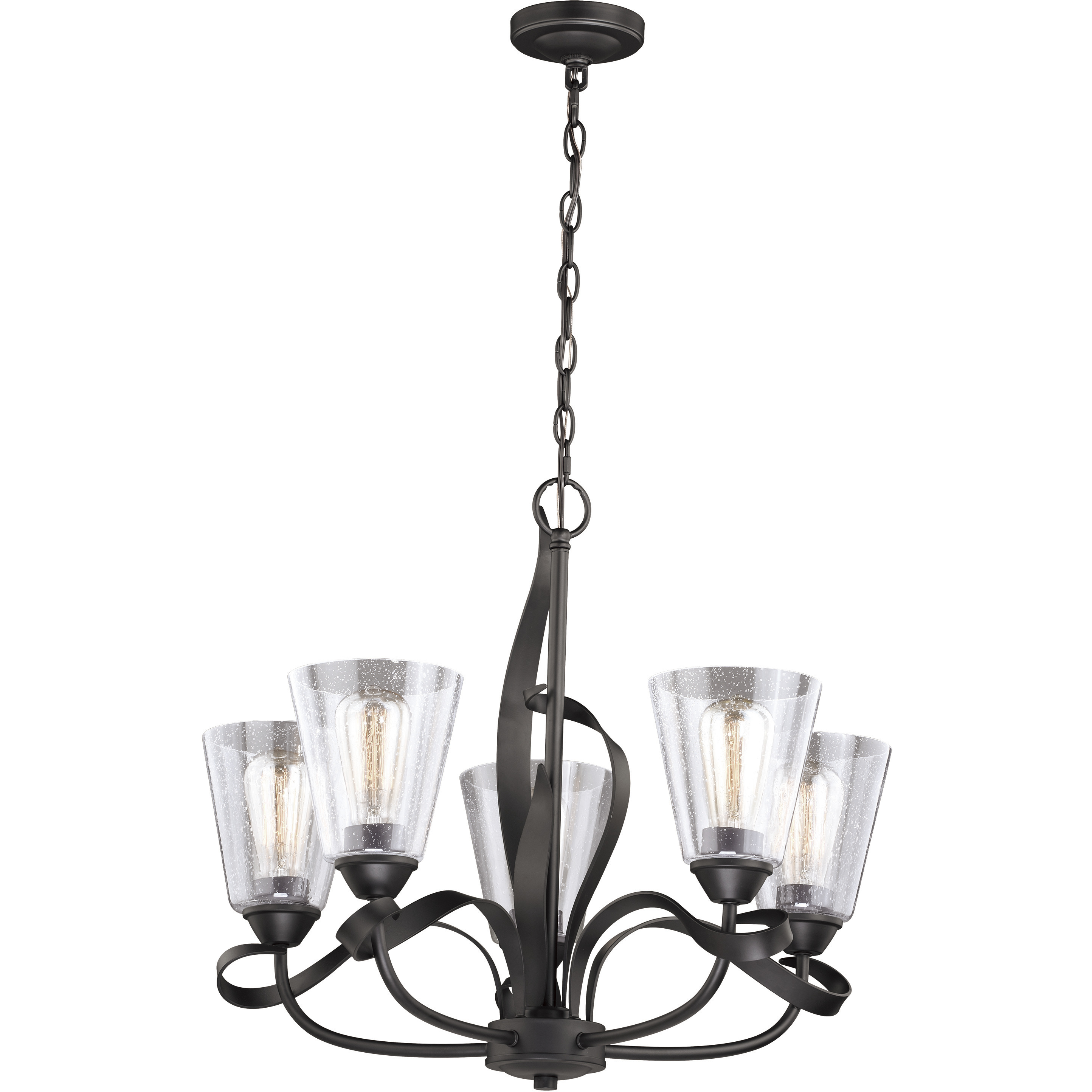 Cinta LED 24.5 inch Oil Rubbed Bronze Chandelier Ceiling Light