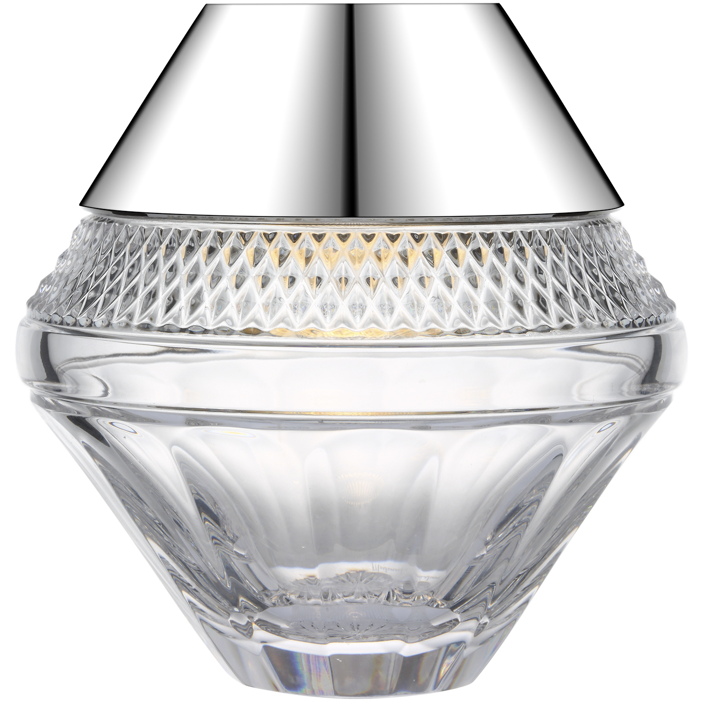 Waterford Copper Coast 5 inch 1 watt Polished Nickel Rechargeable Accent Lamp Portable Light
