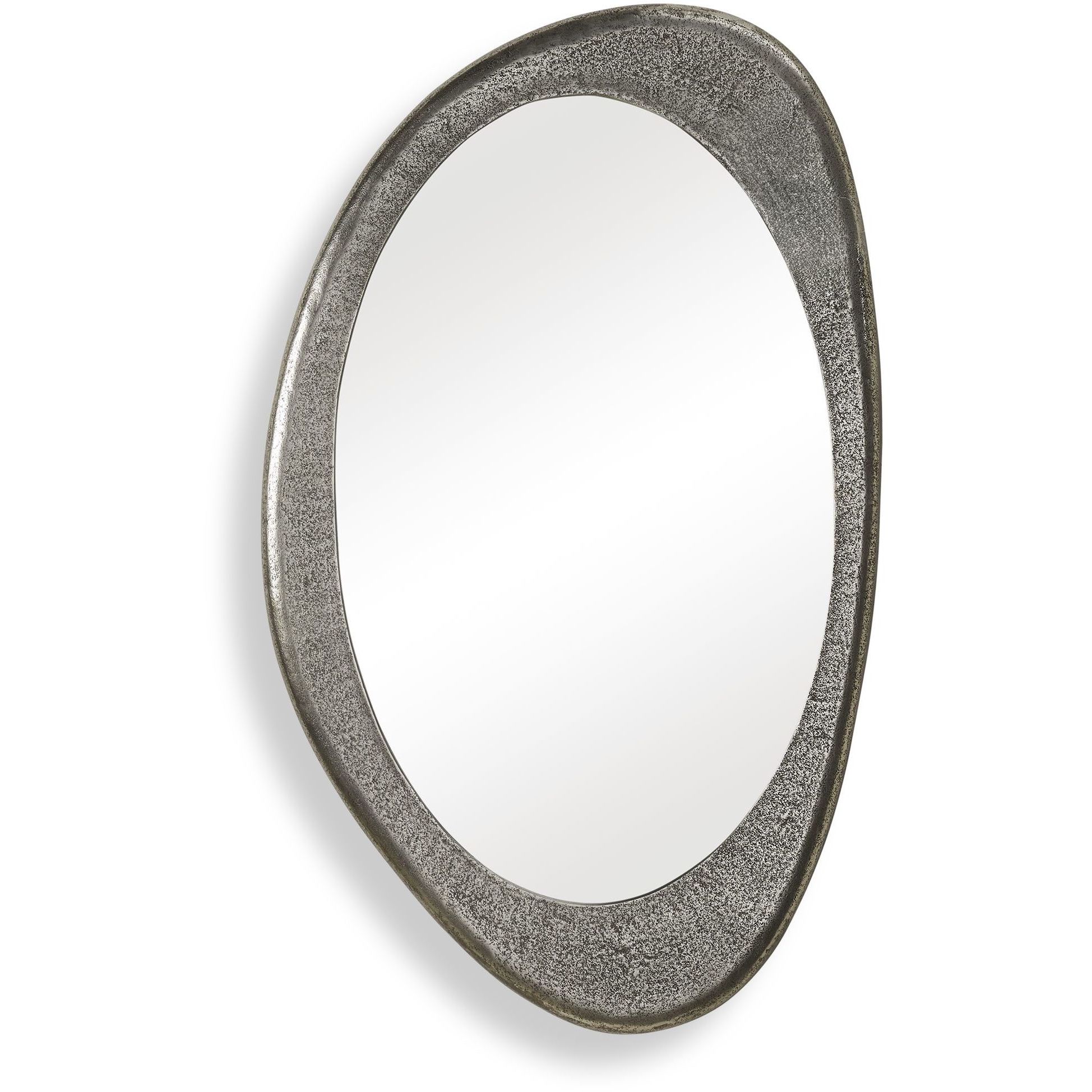 Schiller 39 X 23 inch Plated Antique Nickel Mirror