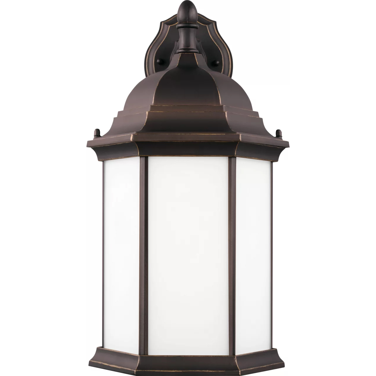 Sevier 1 Light 18.75 inch Antique Bronze Outdoor Wall Lantern, Large