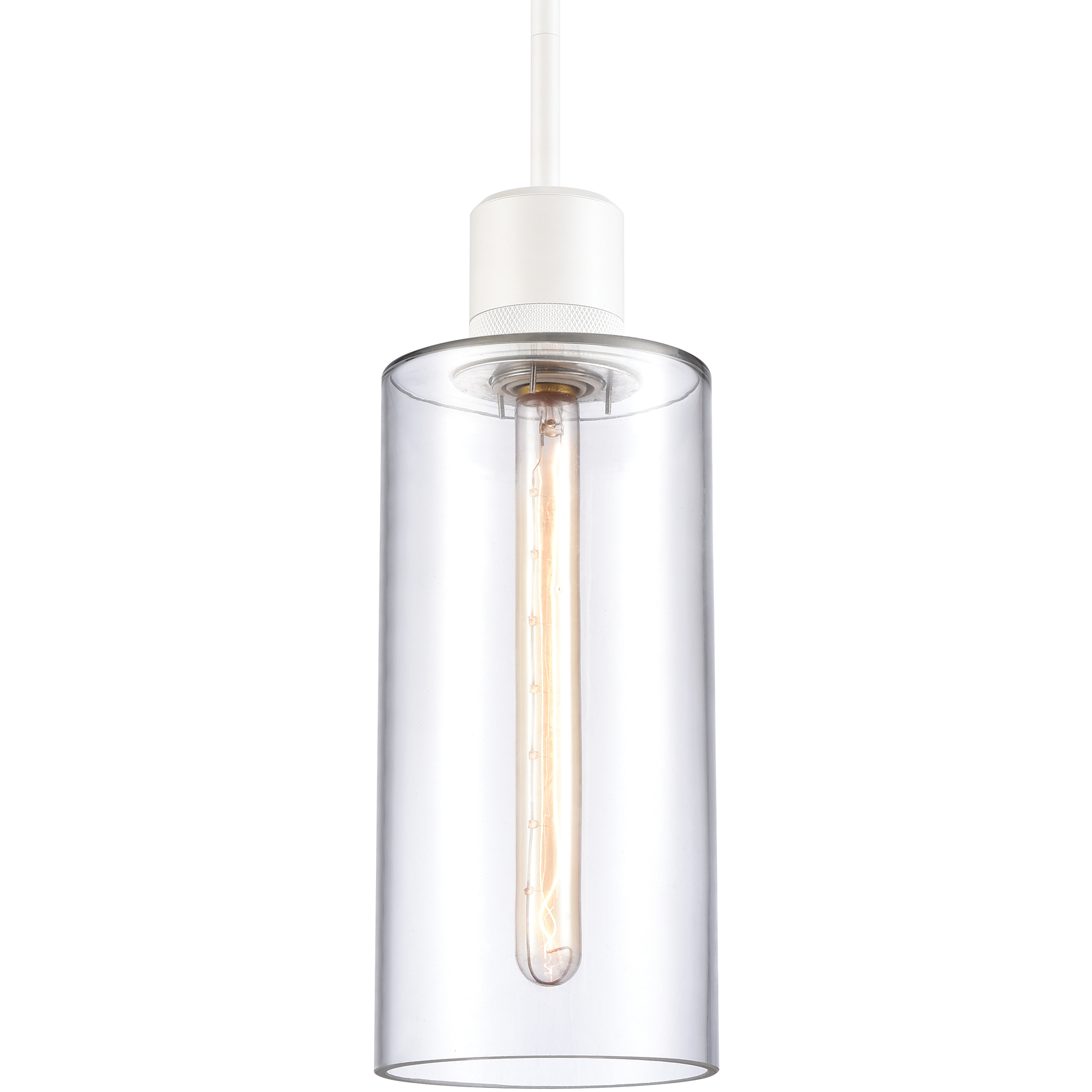 Zigrina 1 Light 5.88 inch Matte White Pendant Ceiling Light