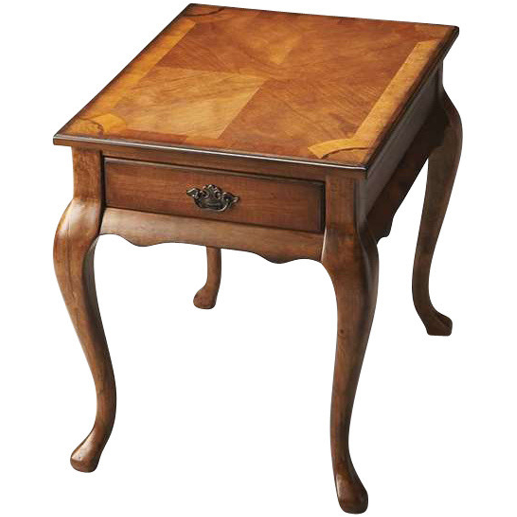 Masterpiece Grace  27 X 25 inch Olive Ash Burl Accent Table