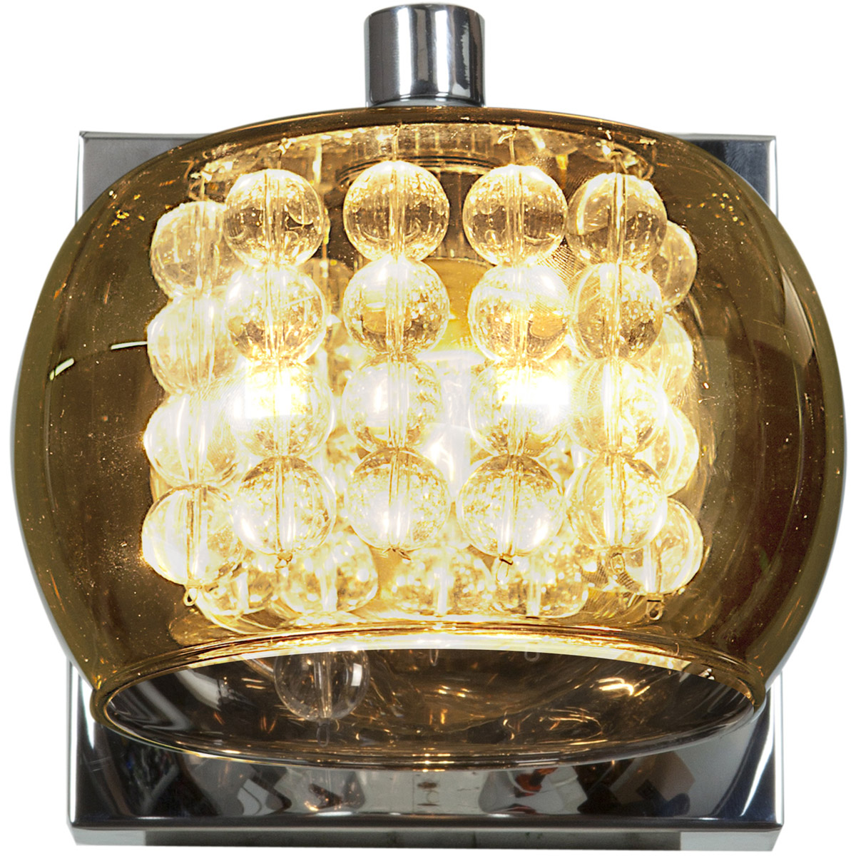 Glam LED 6.5 inch Chrome Vanity Light Wall Light