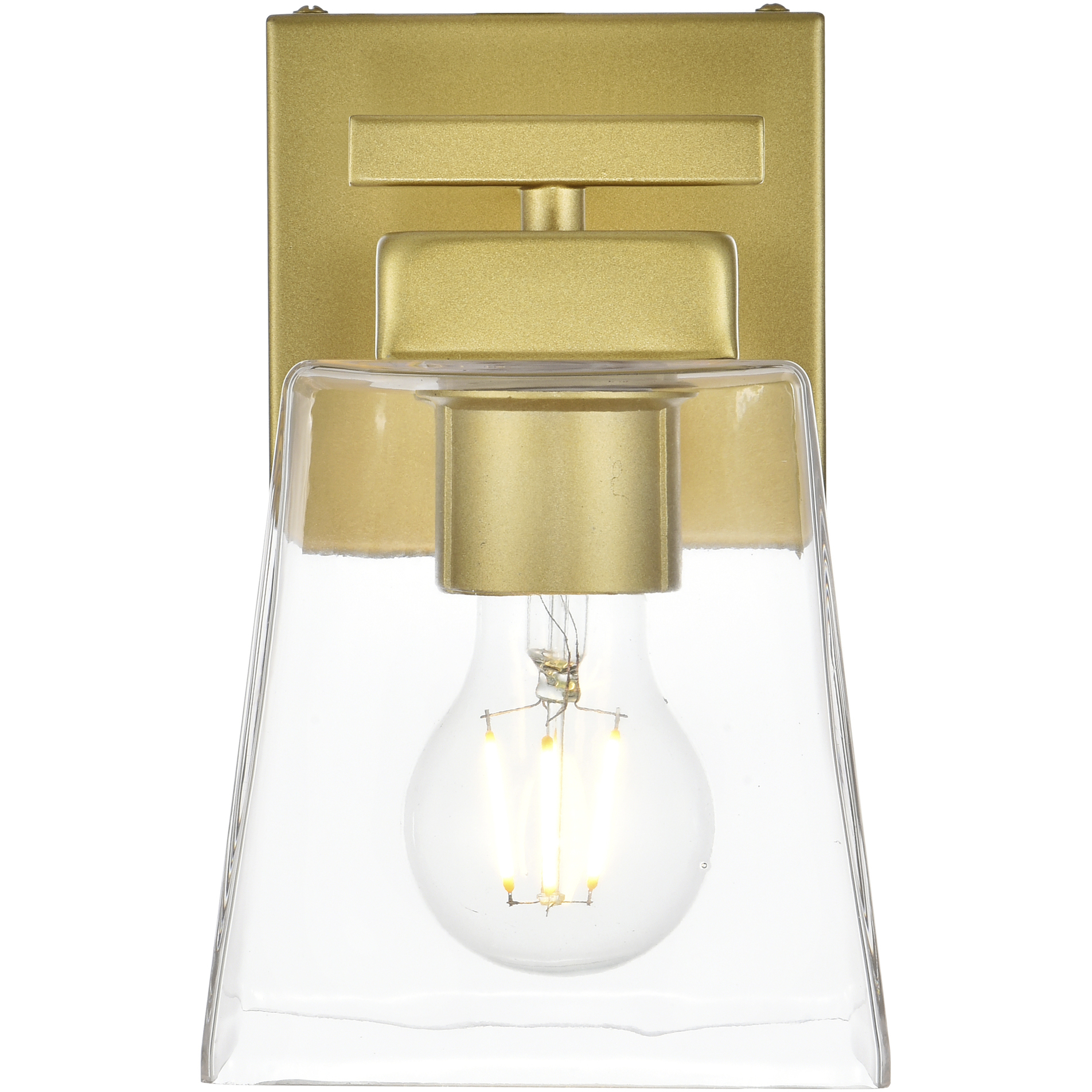 Merrick 1 Light 5 inch Brass Bath Sconce Wall Light