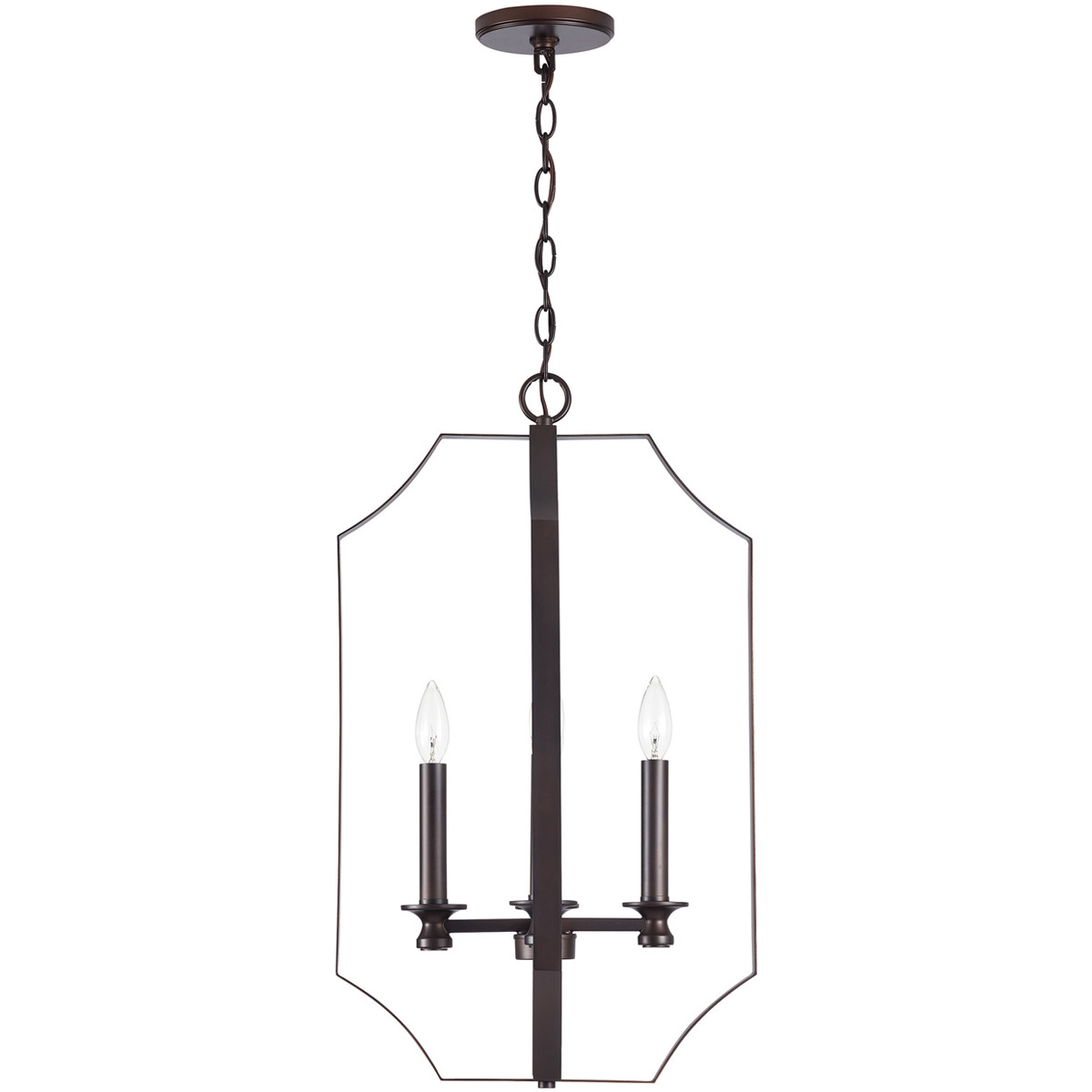 Myles 4 Light 15 inch Bronze Foyer Ceiling Light
