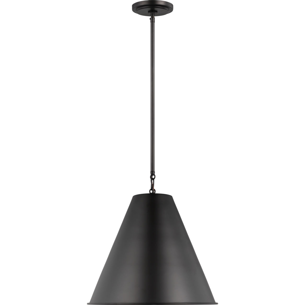 TOB by Thomas O'Brien Gordon LED 15.25 inch Midnight Black Pendant Ceiling Light