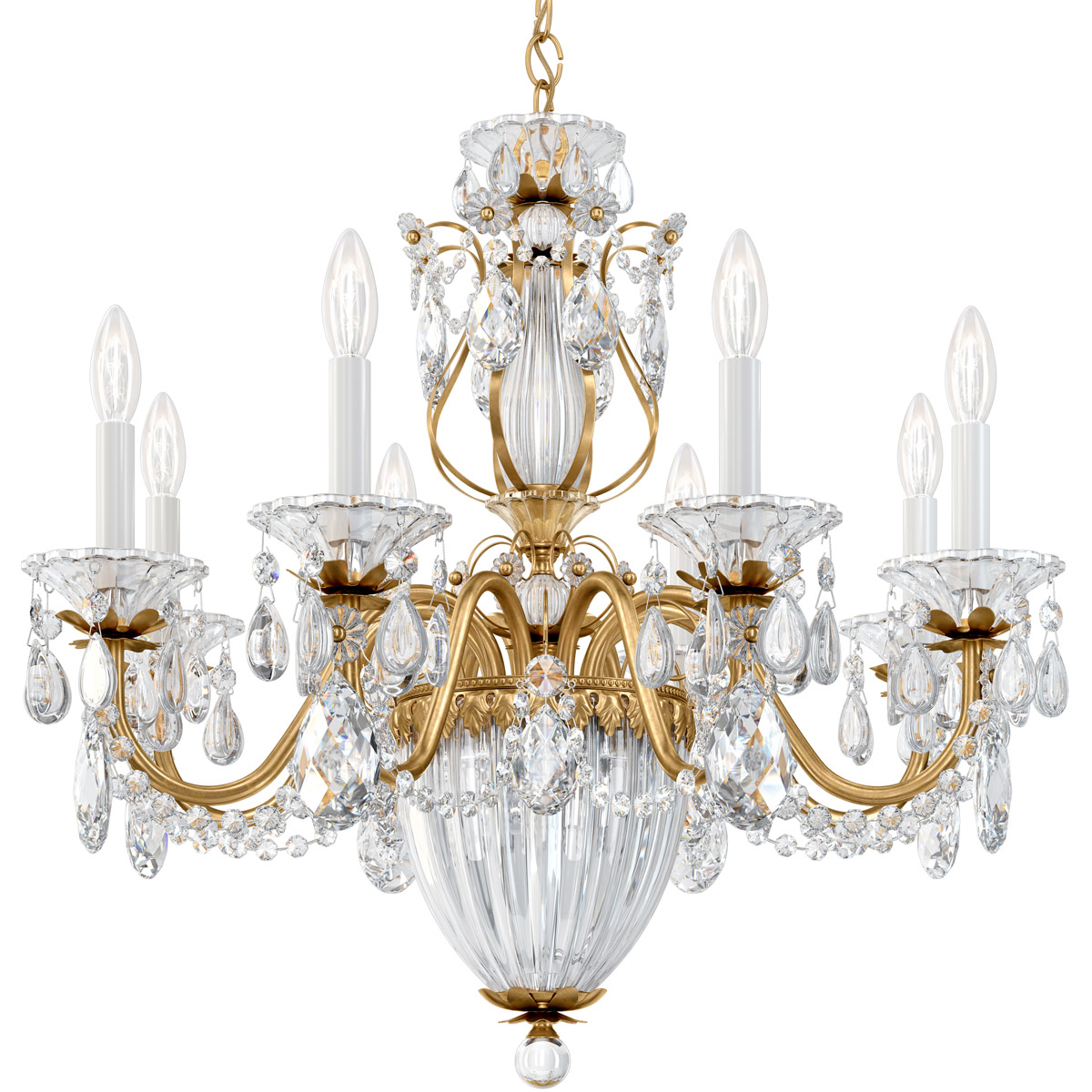 Bagatelle 11 Light 26.5 inch Heirloom Gold Pendant Ceiling Light in Spectra