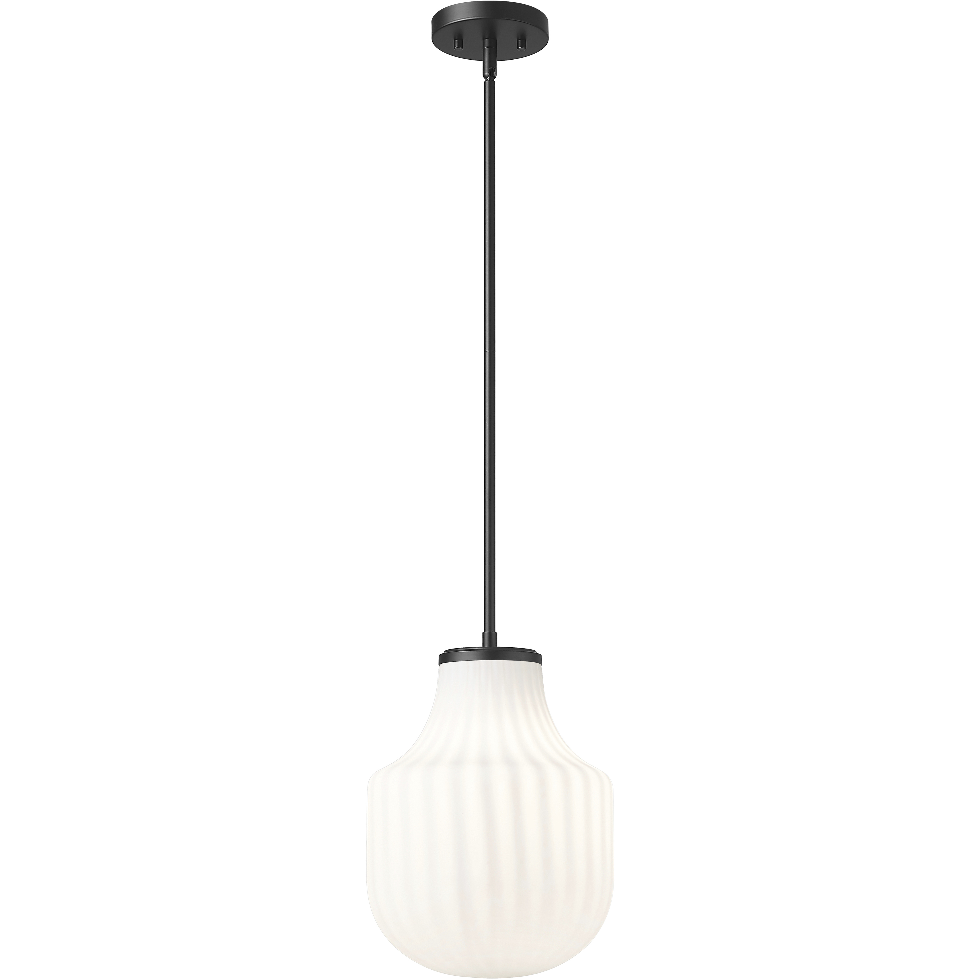 Newbury 1 Light 10 inch Matte Black Pendant Ceiling Light