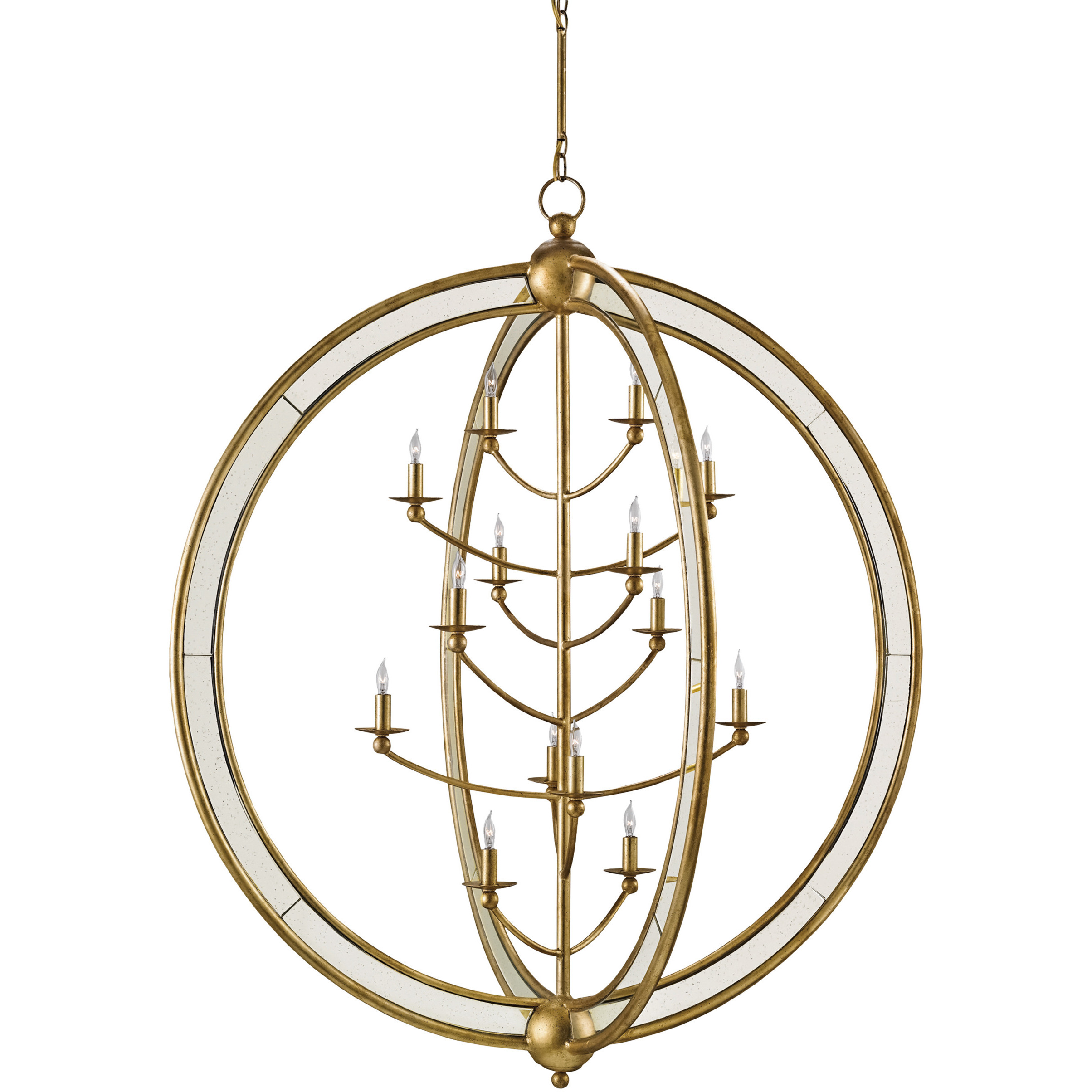 Aphrodite 14 Light 43 inch Gold Granello Chandelier Ceiling Light