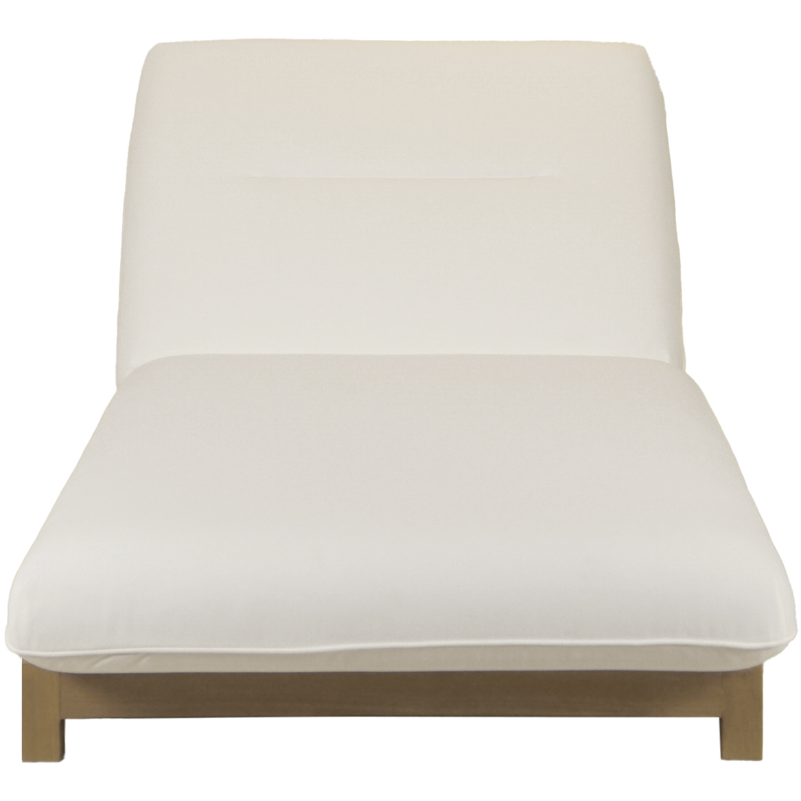 Enzo White Outdoor Adjustable Lounge Chair