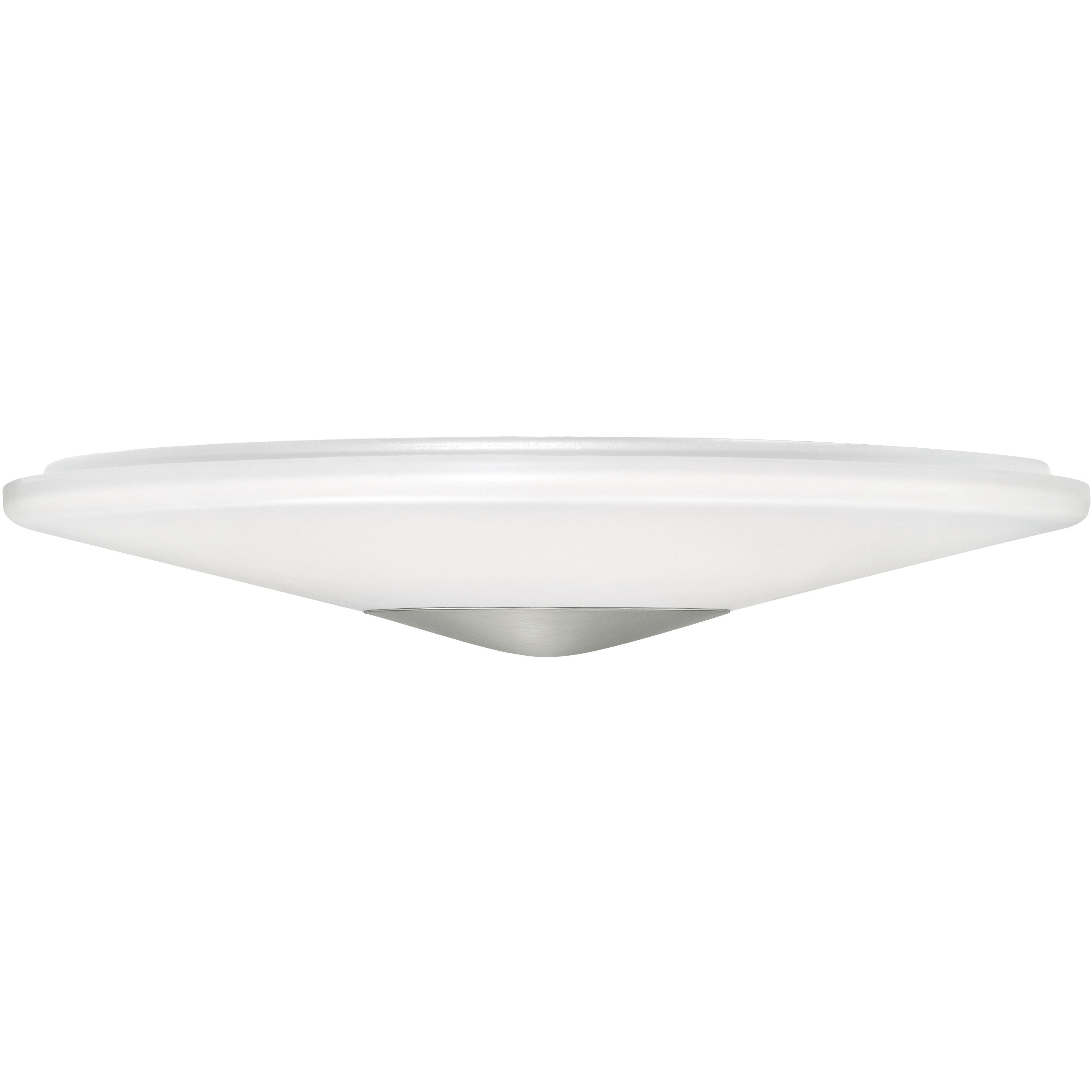 Alpine LED 17 inch Satin Nickel Flush Mount Ceiling Light