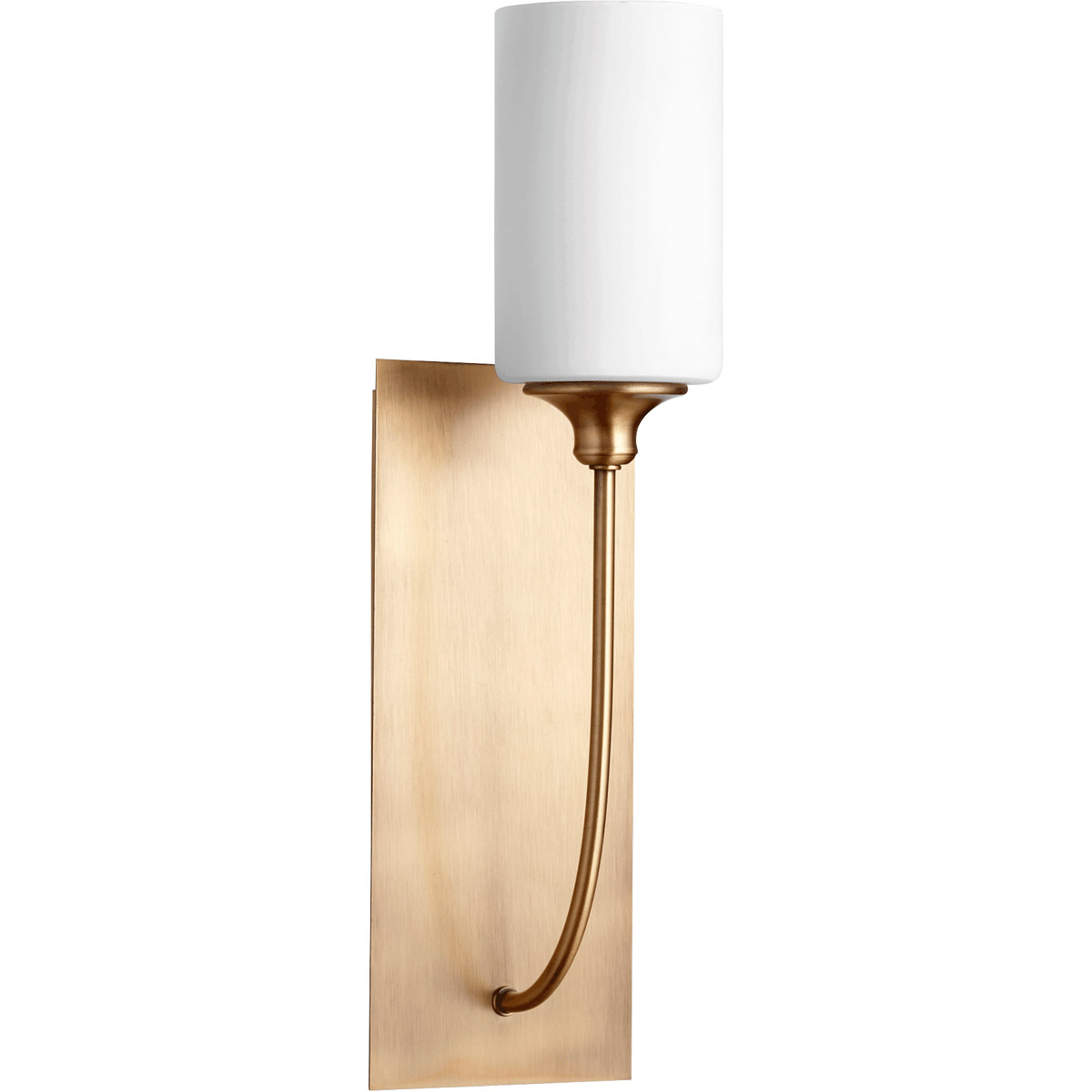 Celeste 1 Light 5.25 inch Aged Brass Wall Mount Wall Light, Satin Opal