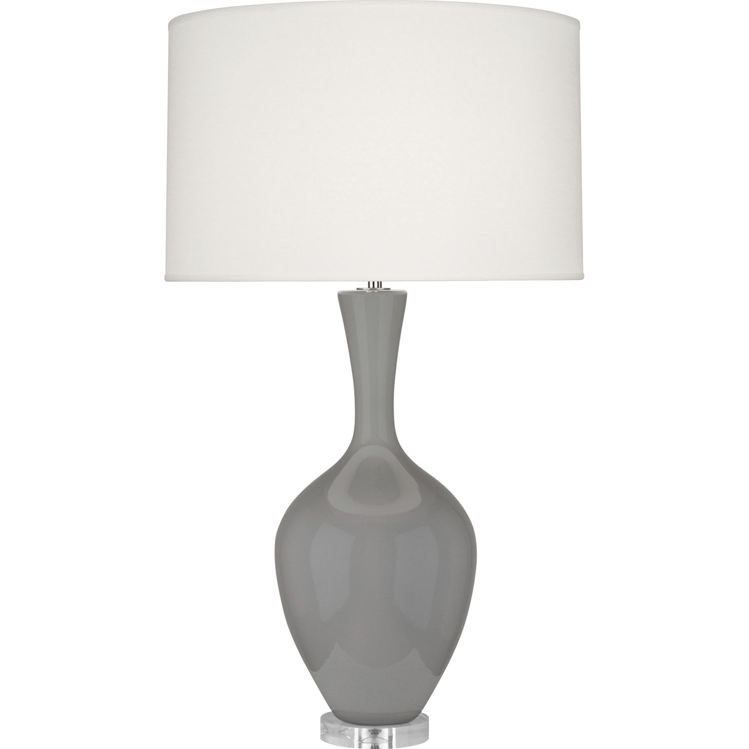 Robert Abbey Audrey 33.5 inch 150 watt Smoky Taupe Table Lamp Portable Light ST980 - Open Box