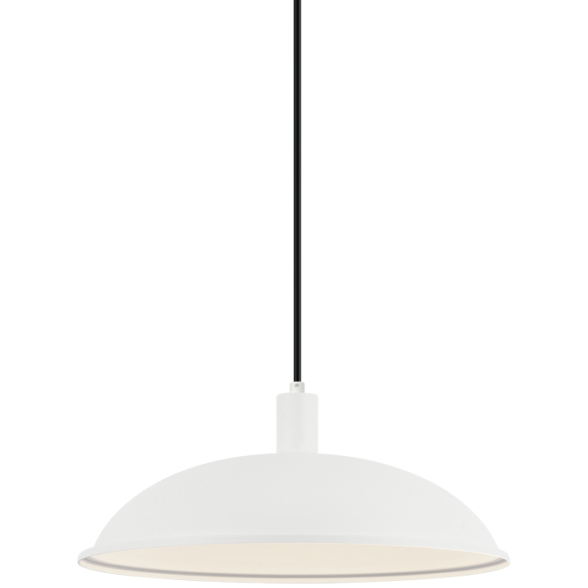 Farmley 1 Light 16 inch Matte White Outdoor Pendant