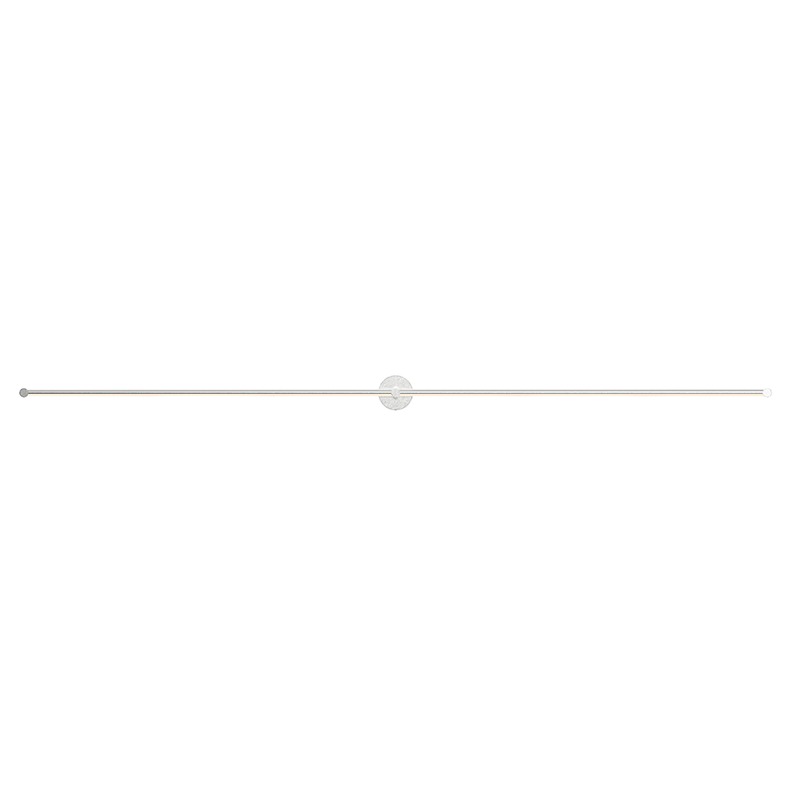 Purolinear 360 LED 97.5 inch Satin Chrome ADA Wall Bar Light Wall Light