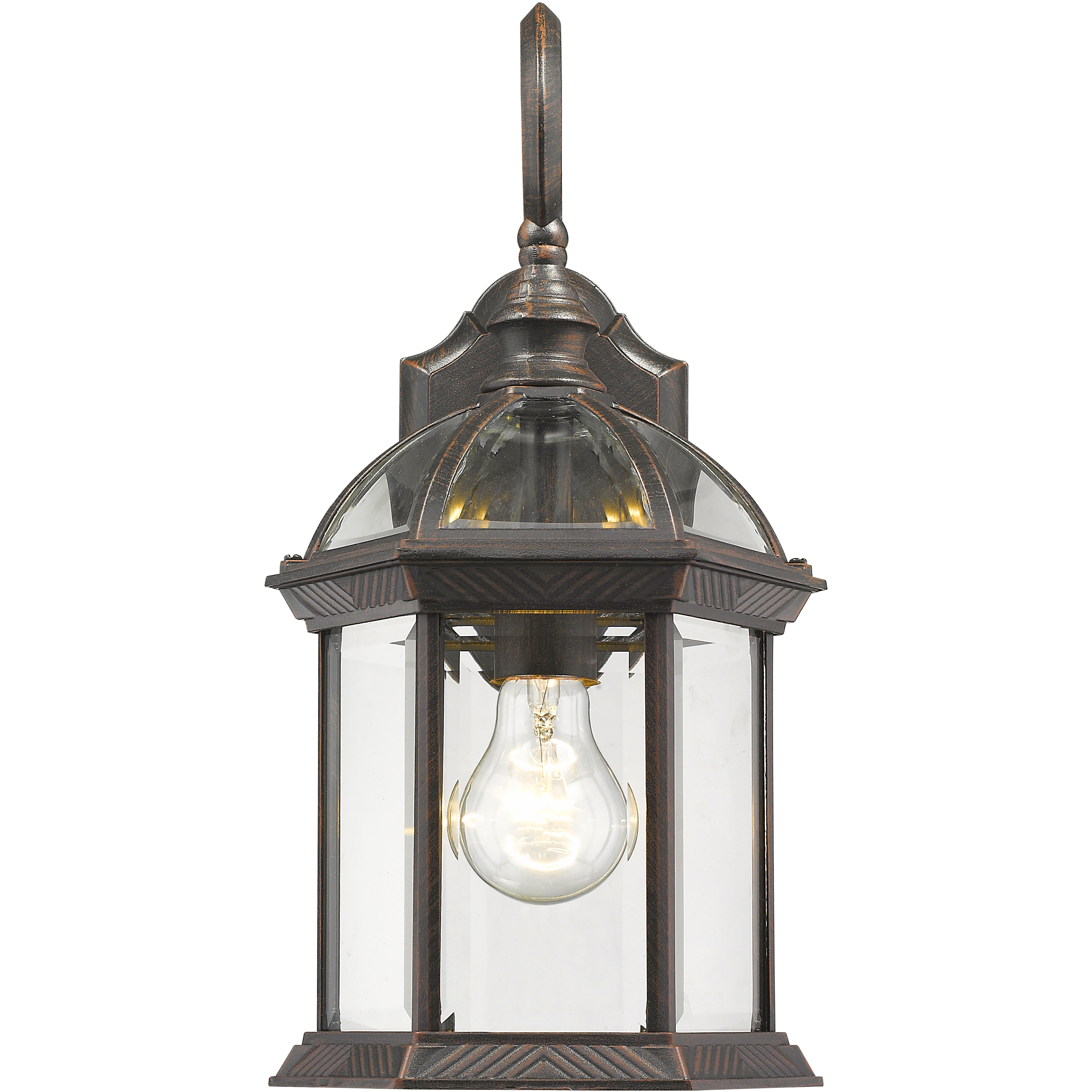 Annex 1 Light 15.75 inch Rust Outdoor Wall Light