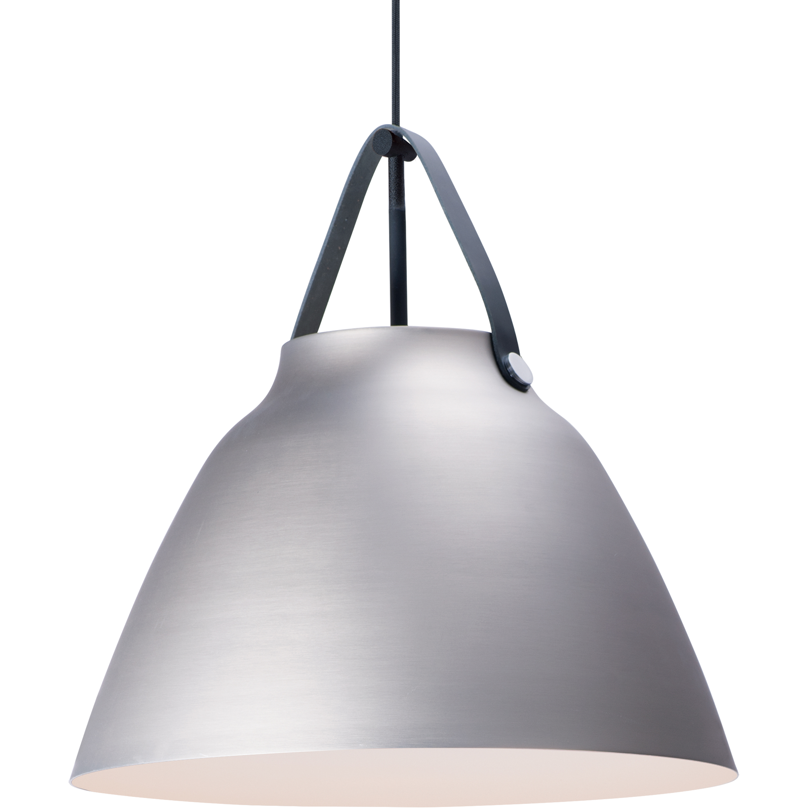 Nordic 1 Light 19 inch Black and Brushed Platinum Single Pendant Ceiling Light