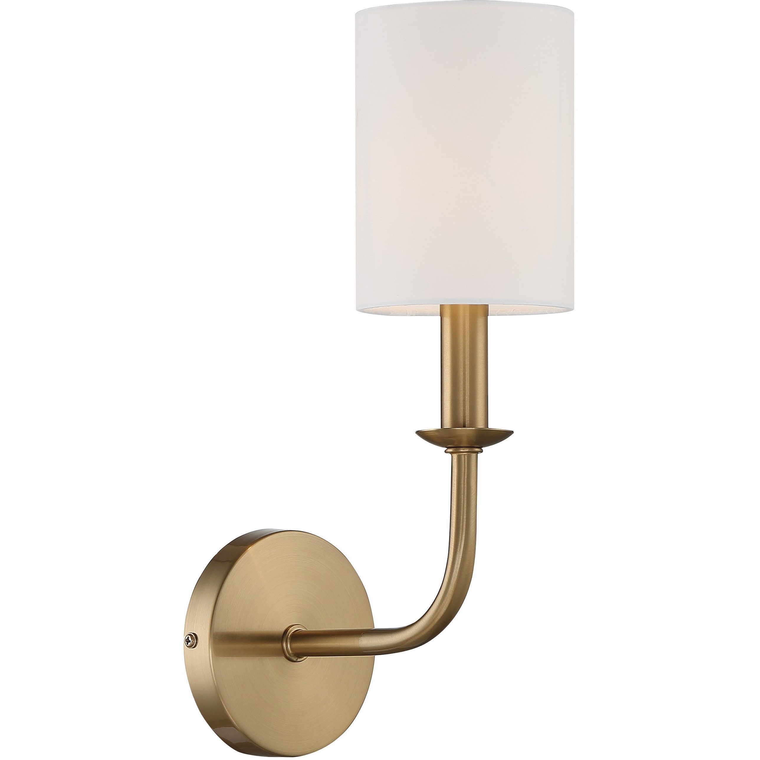 Bailey Sconce Wall Light in Aged Brass