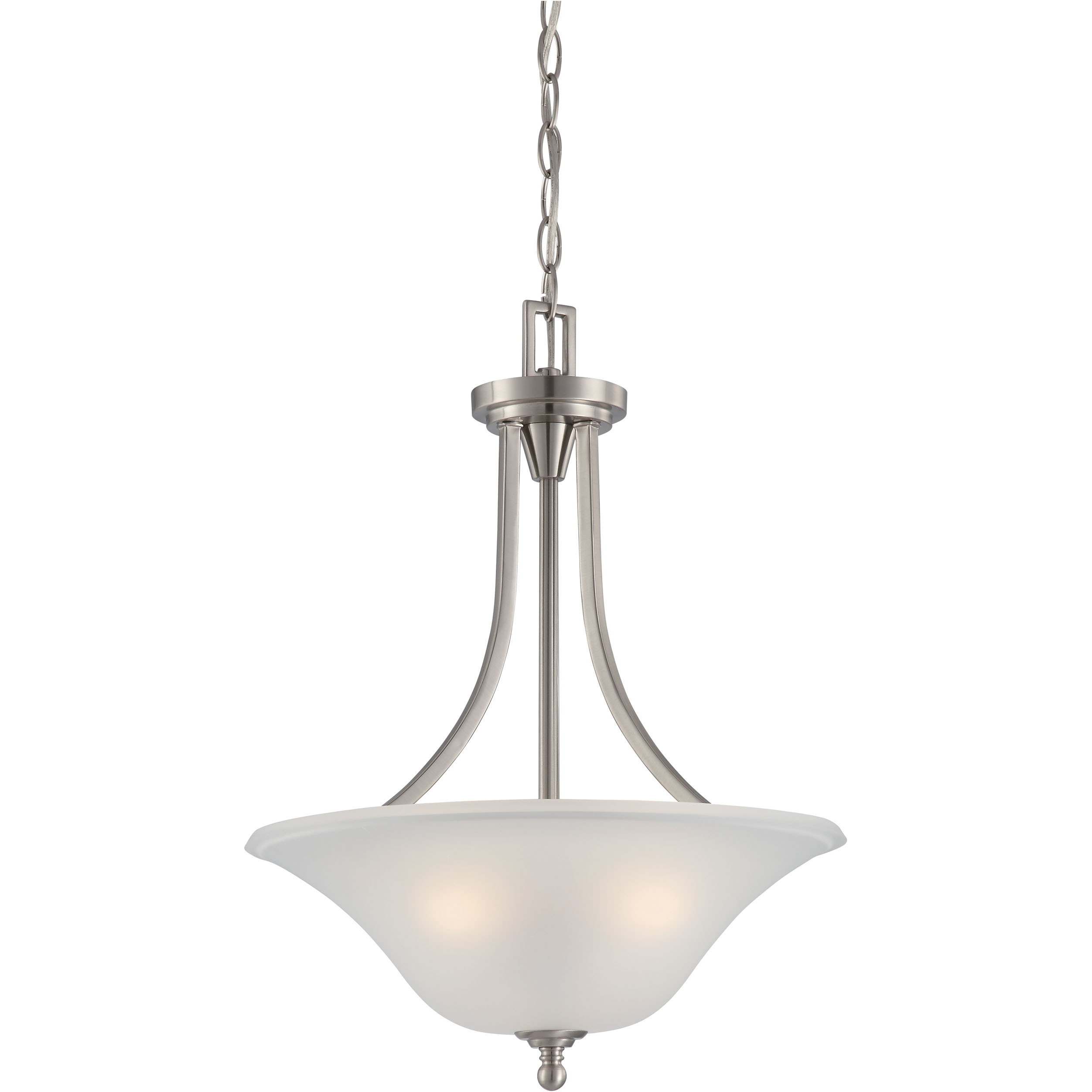 Surrey 3 Light 15.75 inch Brushed Nickel Pendant Ceiling Light