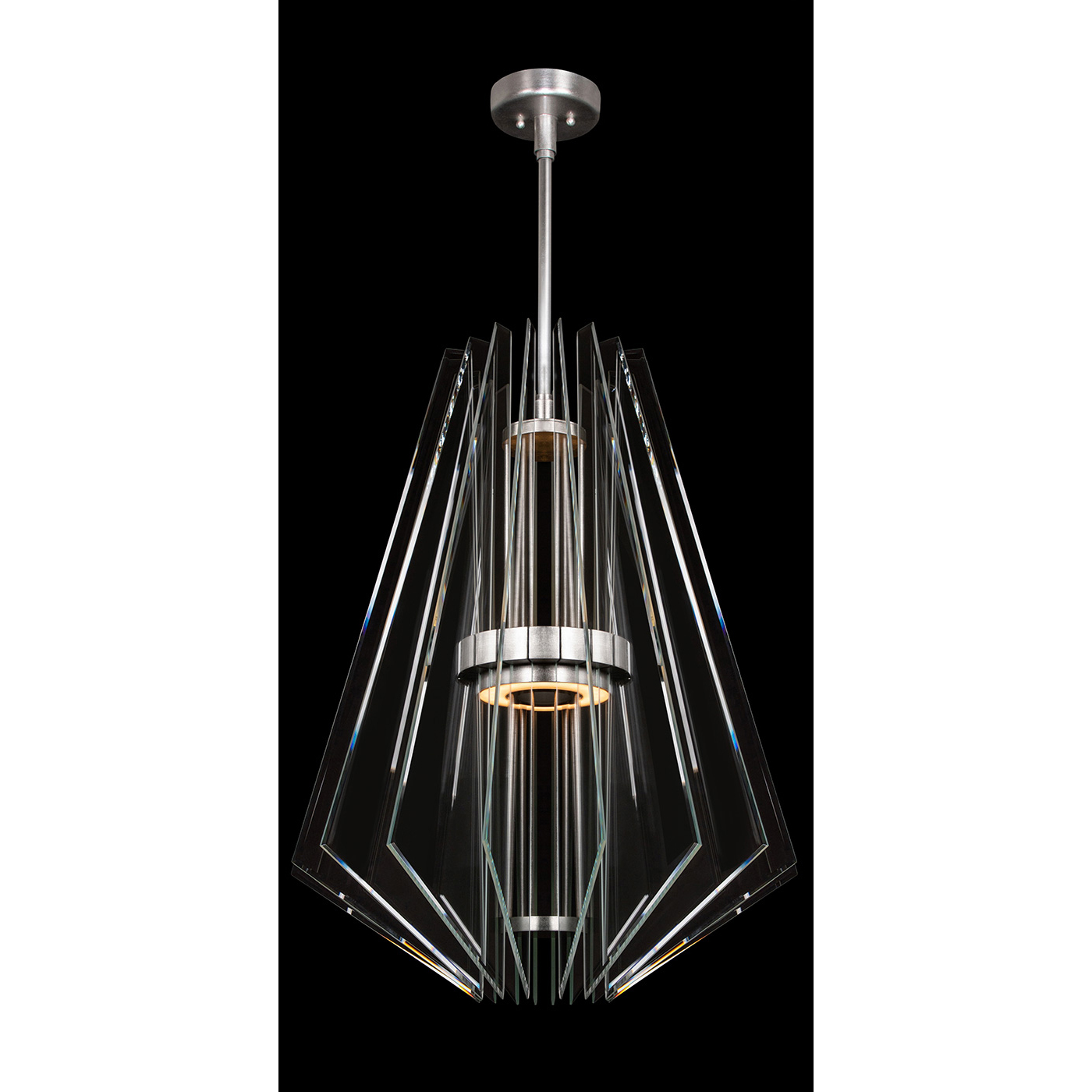 Newton 3 Light 28 inch Silver Pendant Ceiling Light