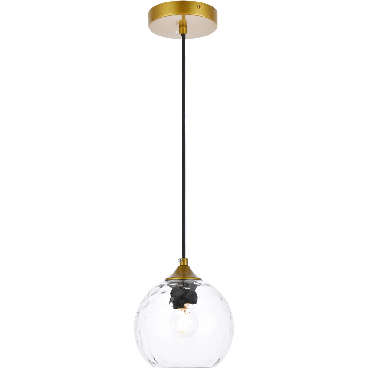 Cashel 1 Light 5.9 inch Brass Pendant Ceiling Light