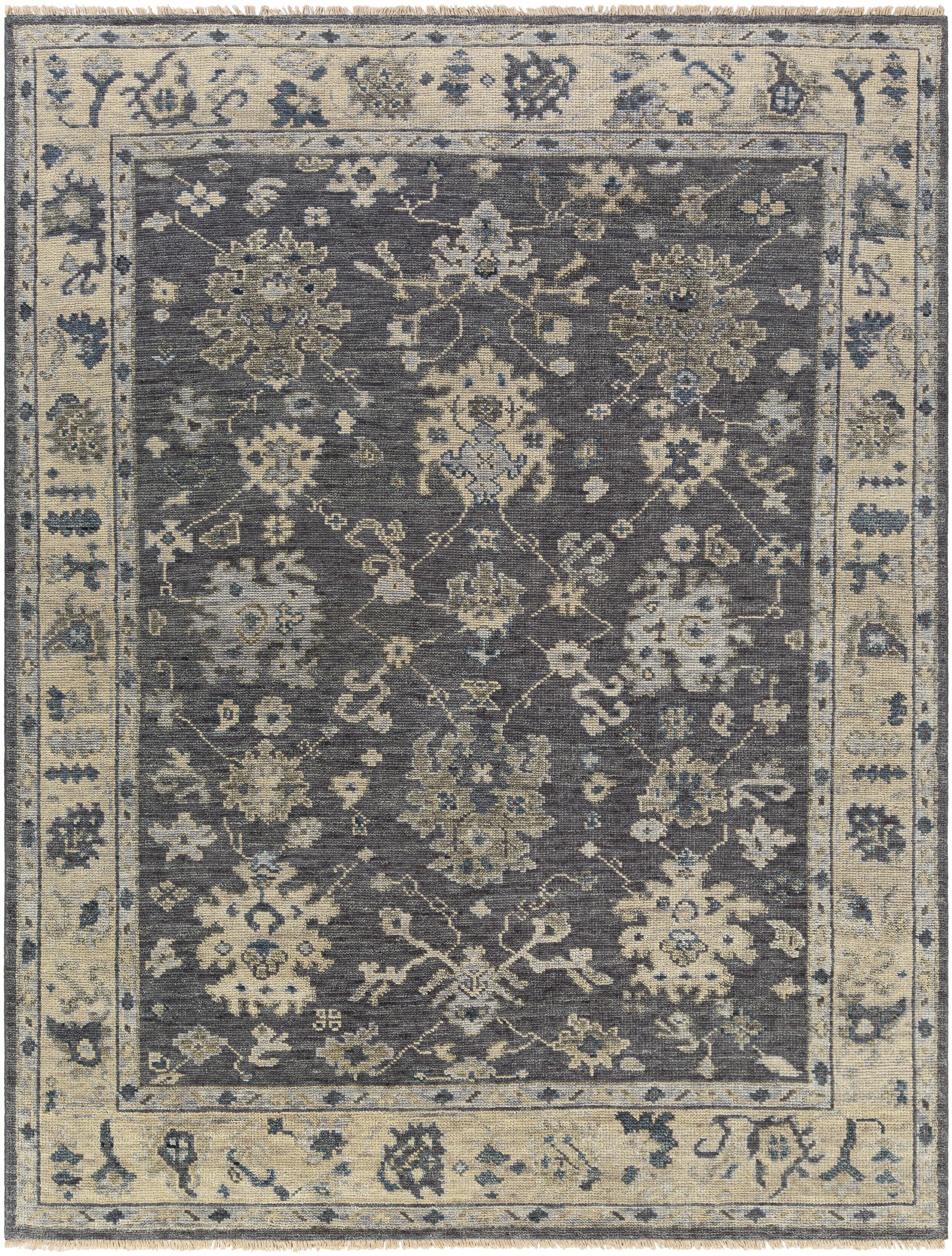 Biscayne 120 X 96 inch Charcoal Rug in 8 x 10, Rectangle