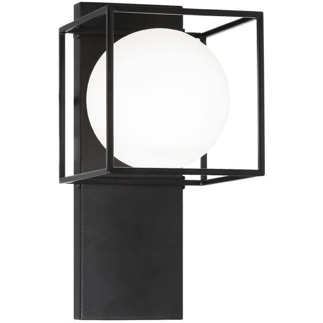 Squircle 1 Light 6.75 inch Black Wall Sconce Wall Light
