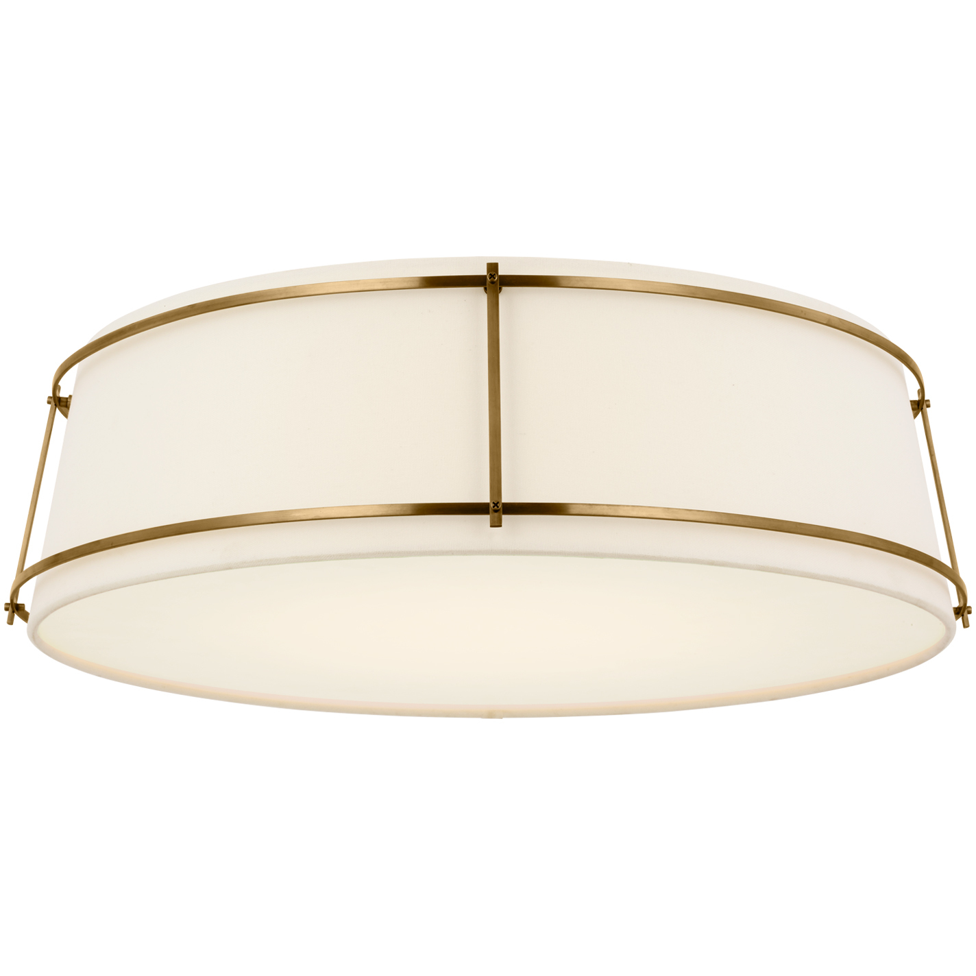 Carrier and Company Callaway LED 22.25 inch Hand-Rubbed Antique Brass Flush Mount Ceiling Light