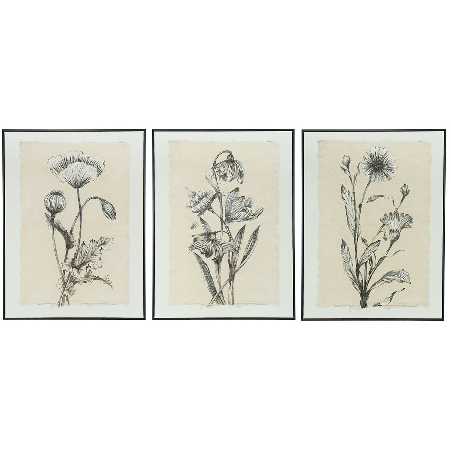 Cameron Black and Beige Wall Art