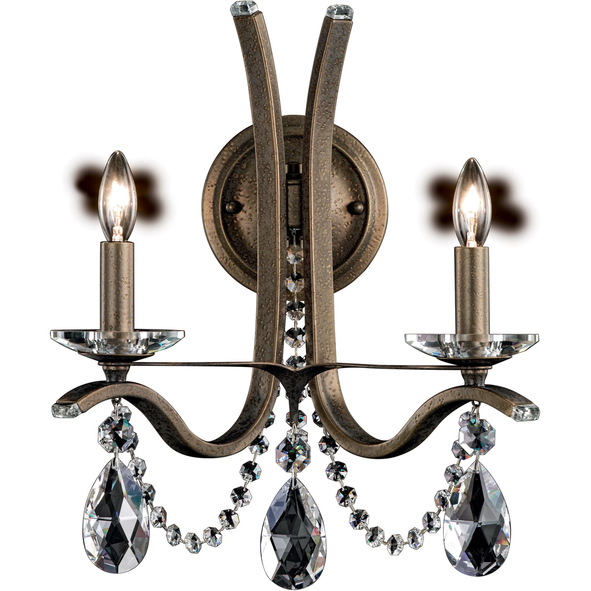 Vesca 2 Light 9 inch White Wall Sconce Wall Light in Heritage