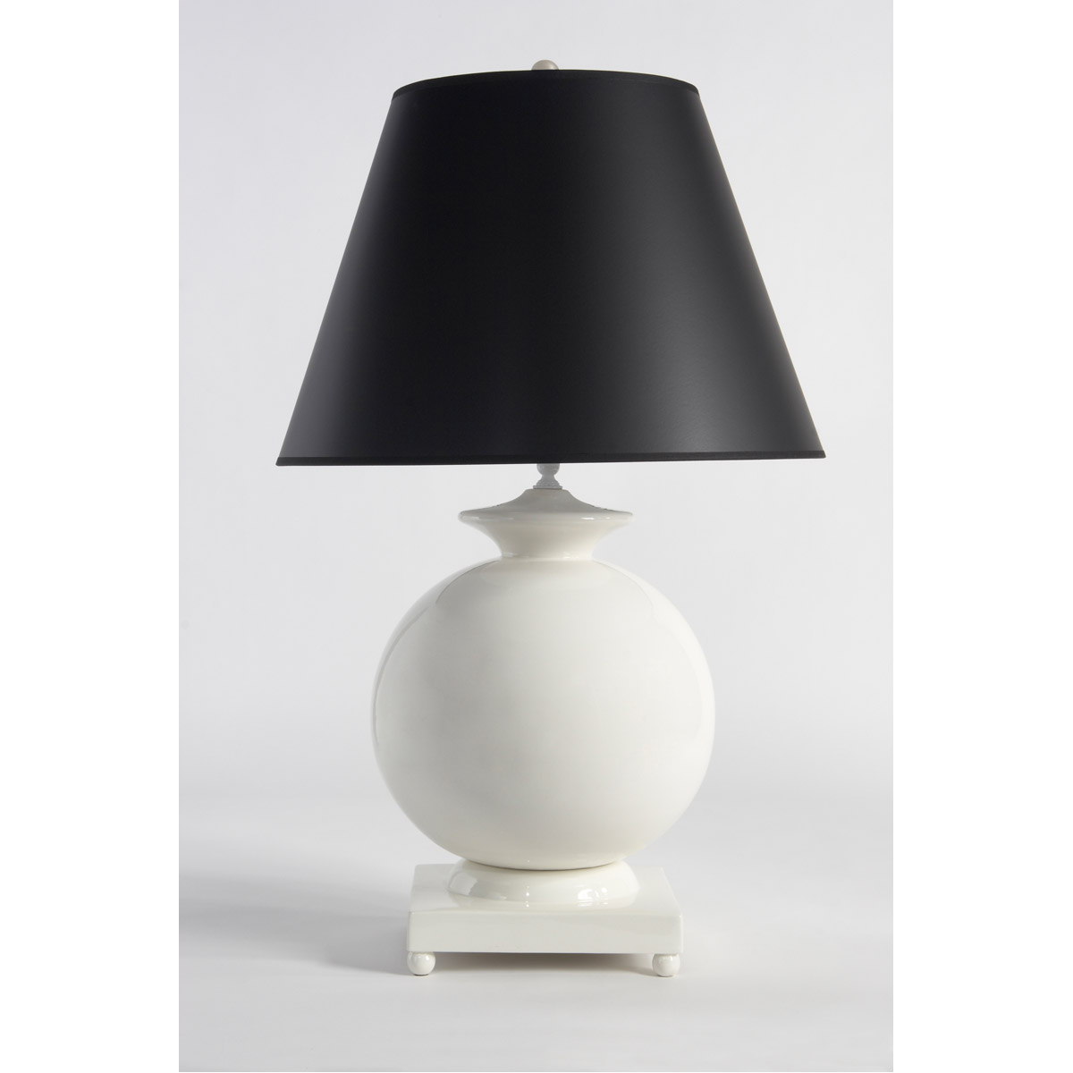 Chelsea House 31 inch 150.00 watt White Glaze Table Lamp Portable Light