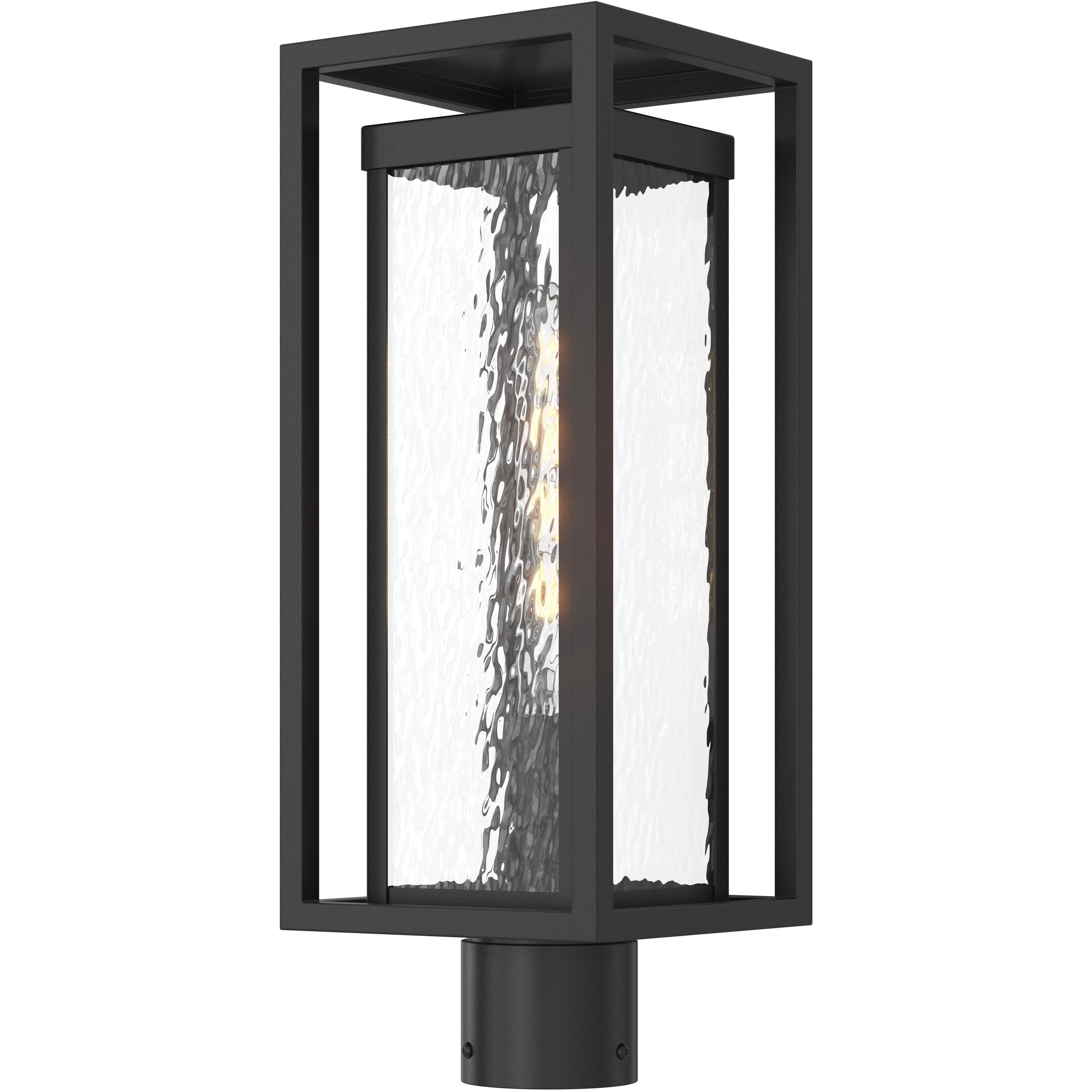 Shaw 1 Light 19 inch Textured Black Outdoor Post Light