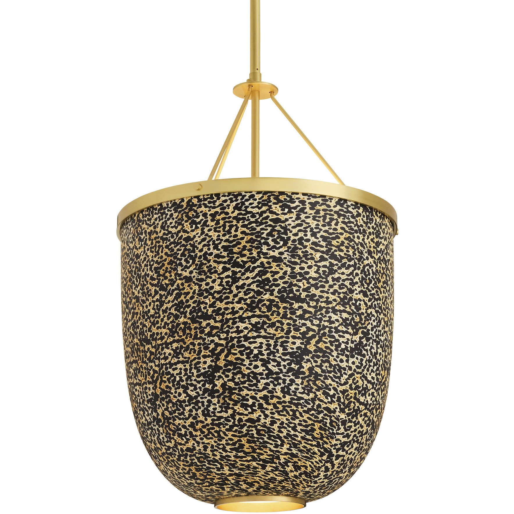 Lysandra 1 Light 16 inch Antique Brass Pendant Ceiling Light