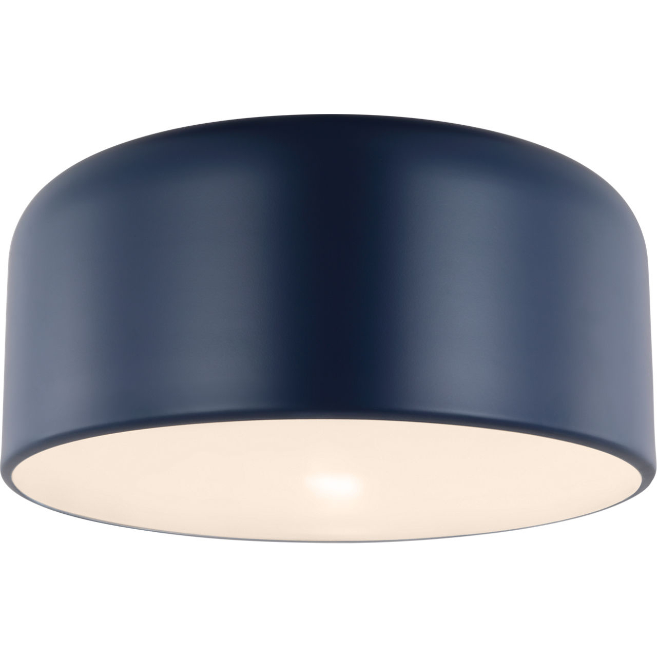 Malone 1 Light 13.75 inch Navy Ceiling Flush Mount Ceiling Light